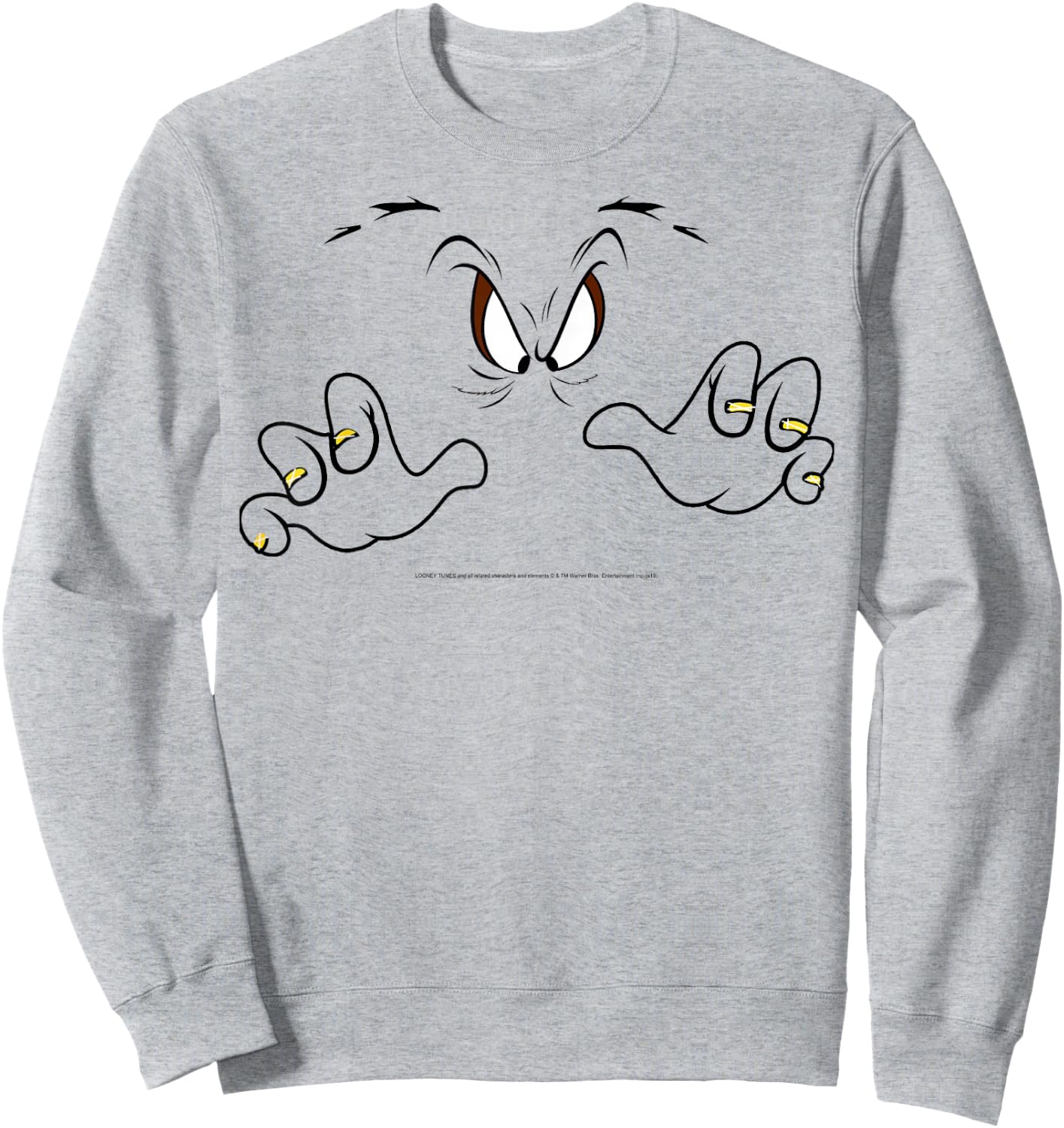Looney Tunes Gossamer Big Face Sweatshirt - Sweatshirt | Ash