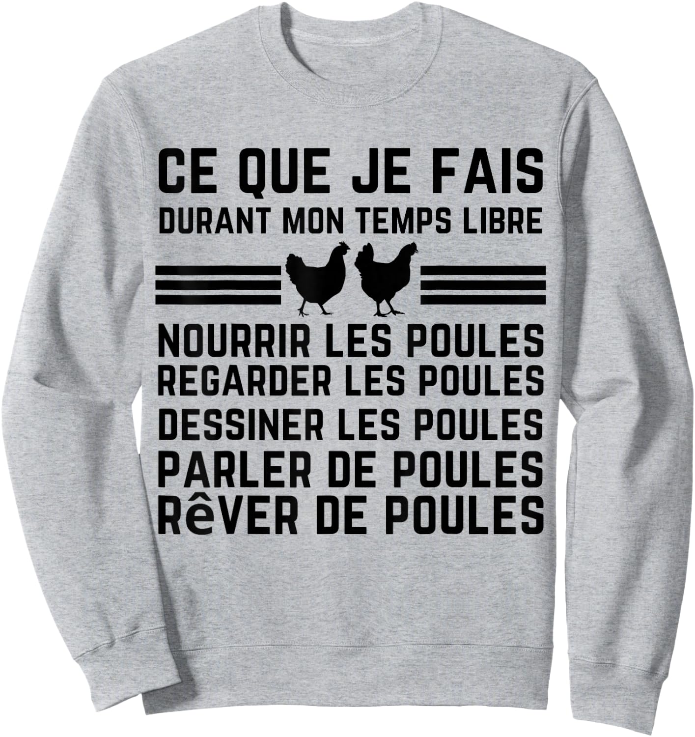 quote hen what i do in my free time , white, S Sweatshirt - Sweatshirt | Ash
