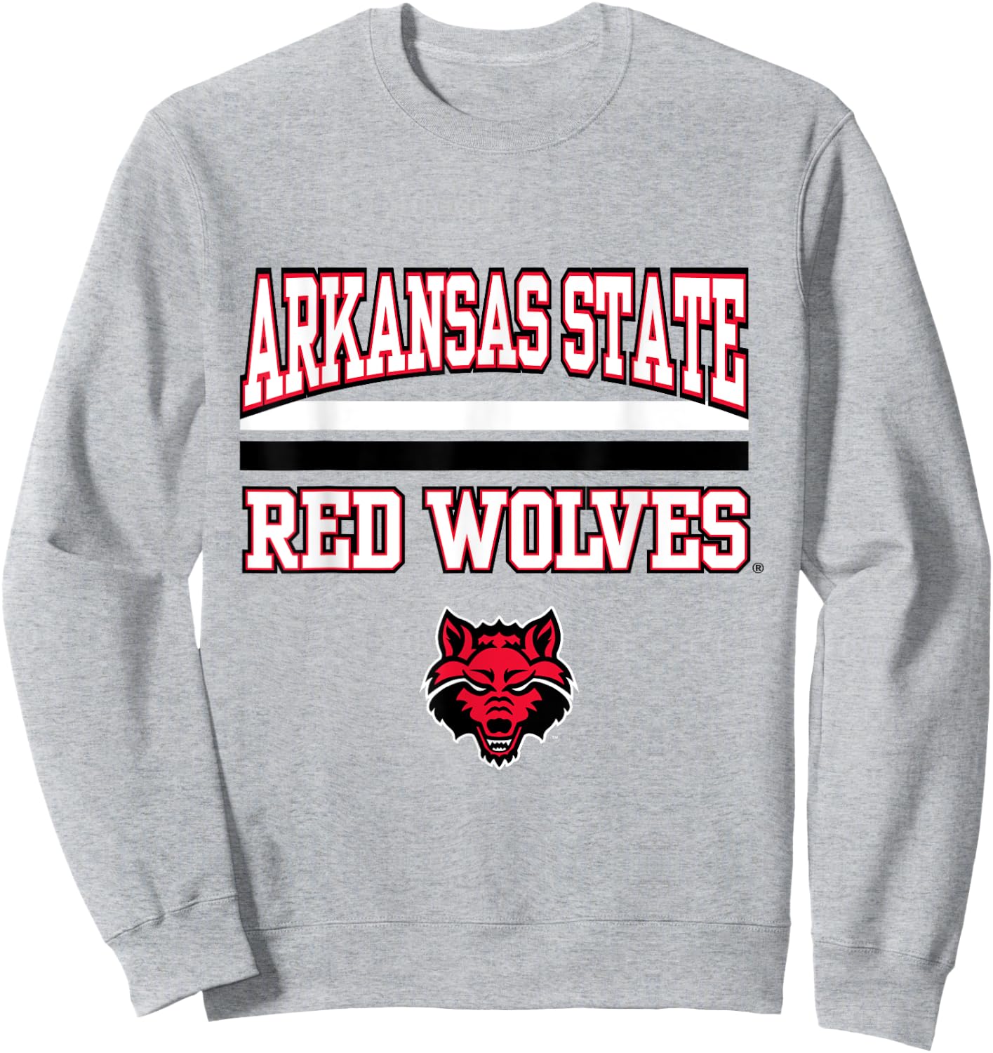 Arkansas State Wolves |NCAA University Merch | VNPARKST301 Sweatshirt - Sweatshirt | Ash