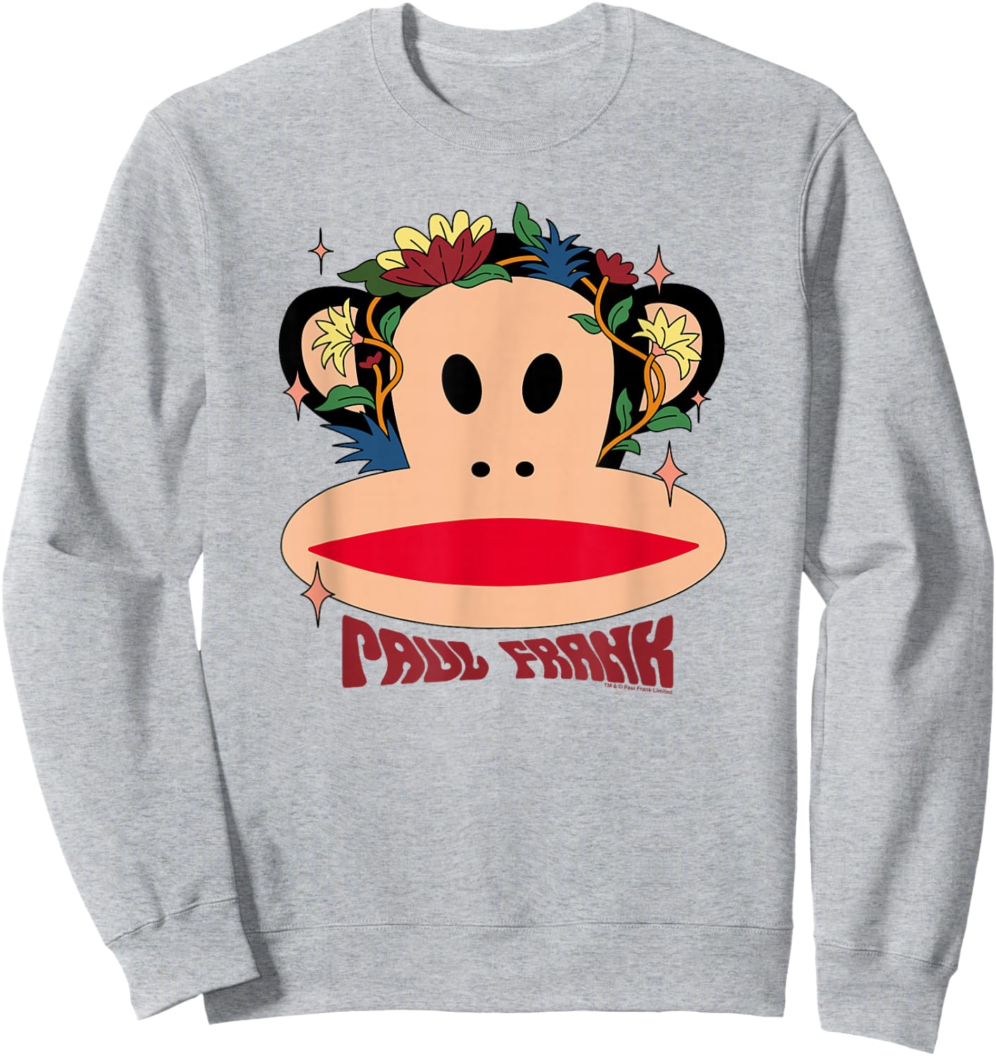 Paul Frank Julius mit Wildblumen Sweatshirt - Sweatshirt | Ash