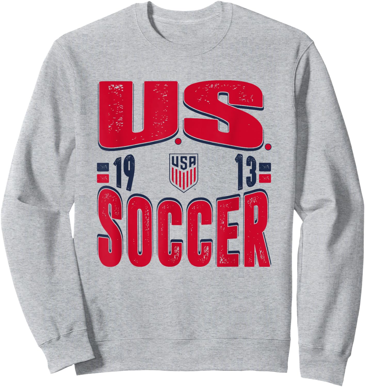 U.S. Soccer Vintage 1913 White USMNT Officially Licensed Sweatshirt - Sweatshirt | Ash