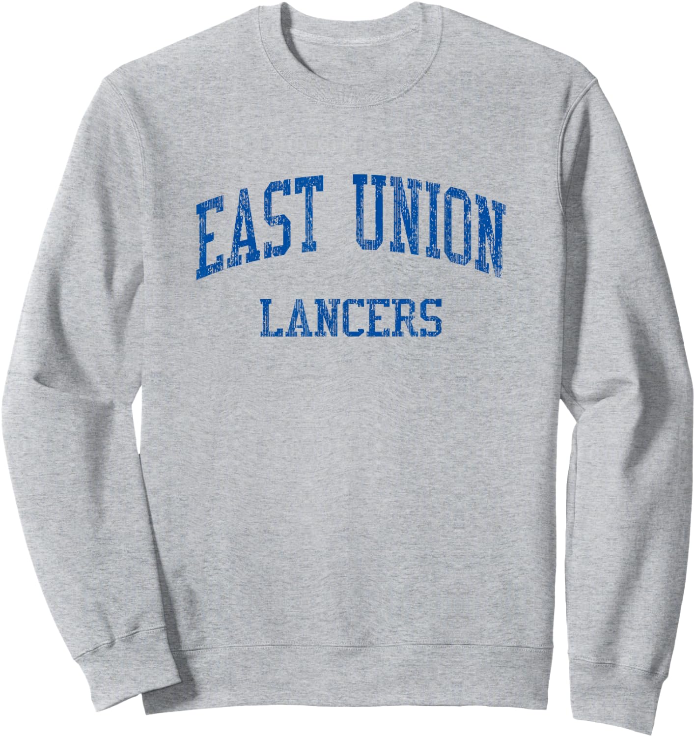 East Union High School HS Manteca CA Vintage Sports Sweatshirt - Sweatshirt | Ash