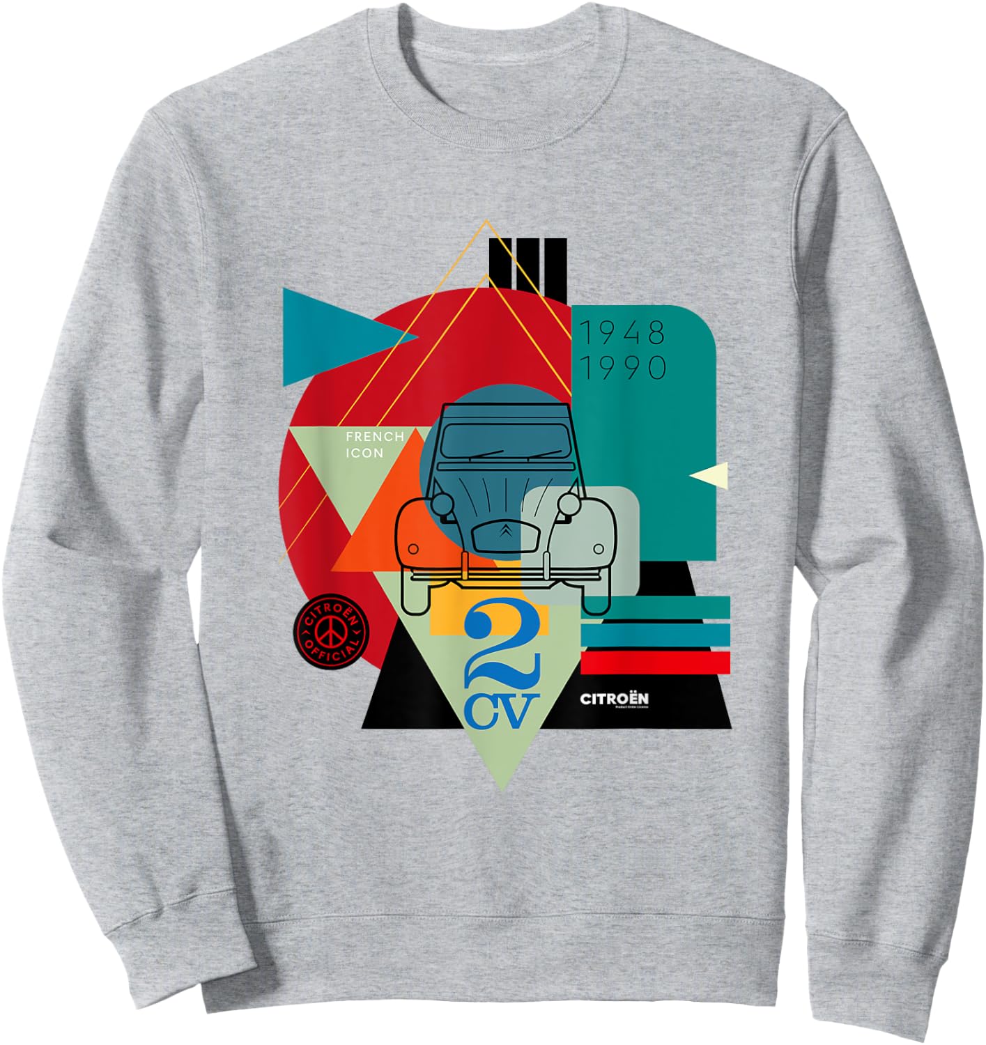 Citroën 2CV French Icon Sweatshirt - Sweatshirt | Ash