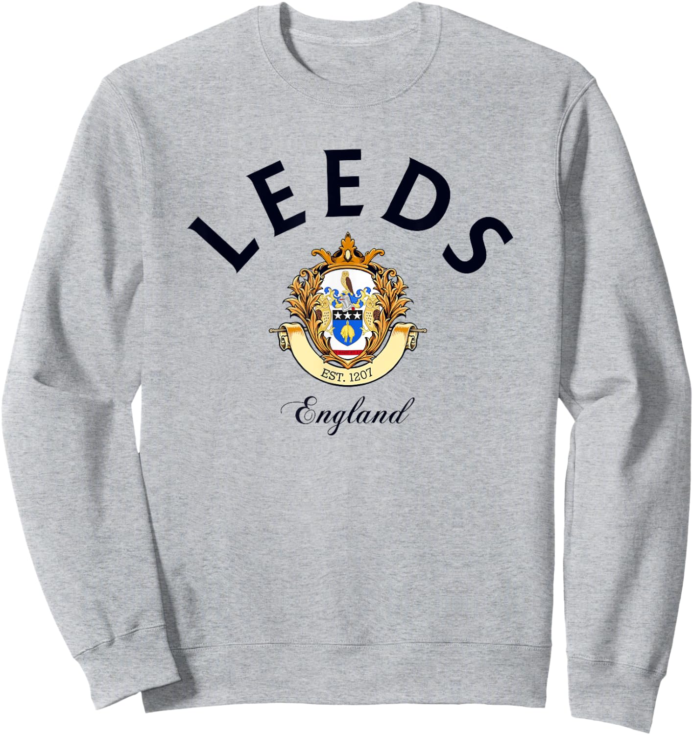 Leeds UK travel peacock Leeds Sweatshirt - Sweatshirt | Ash
