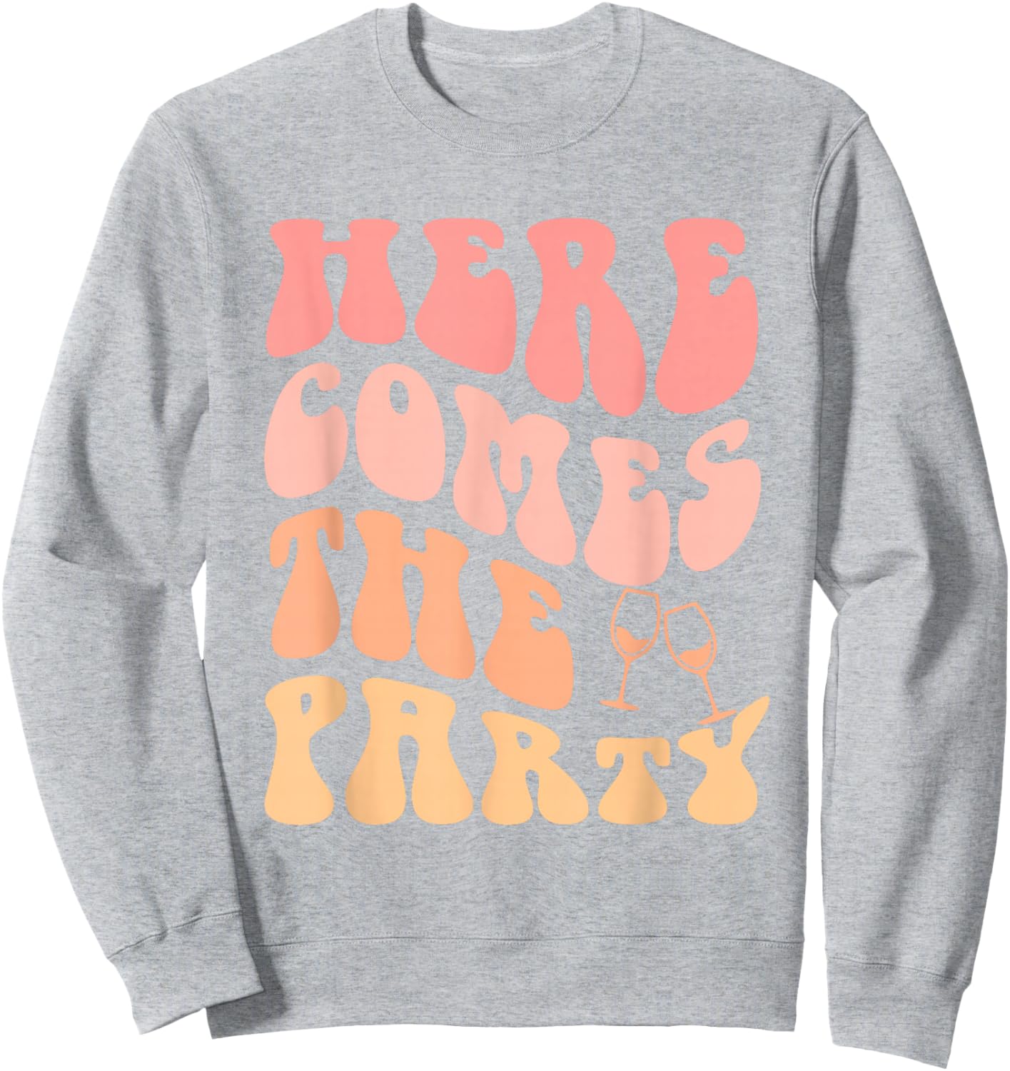 Hier kommt die Party Bachelorette Party Bride Bridemaid Sweatshirt - Sweatshirt | Ash