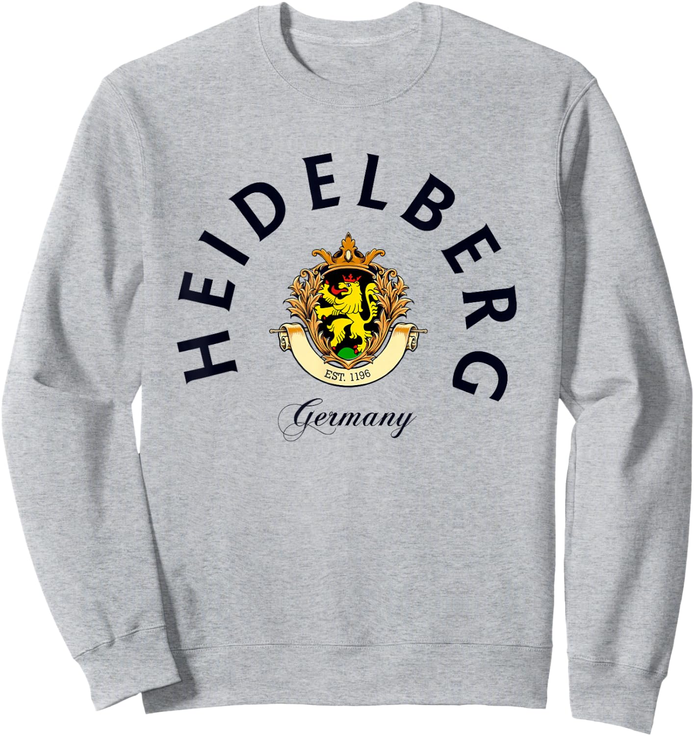 Heidelberg Germany Travel Vintage German Park Sweatshirt - Sweatshirt | Ash