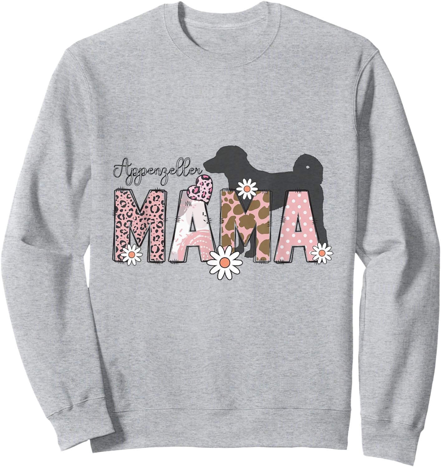 Appenzeller Sennenhund Schweizer Sennenhund Hunde Hund Sweatshirt - Sweatshirt | Ash