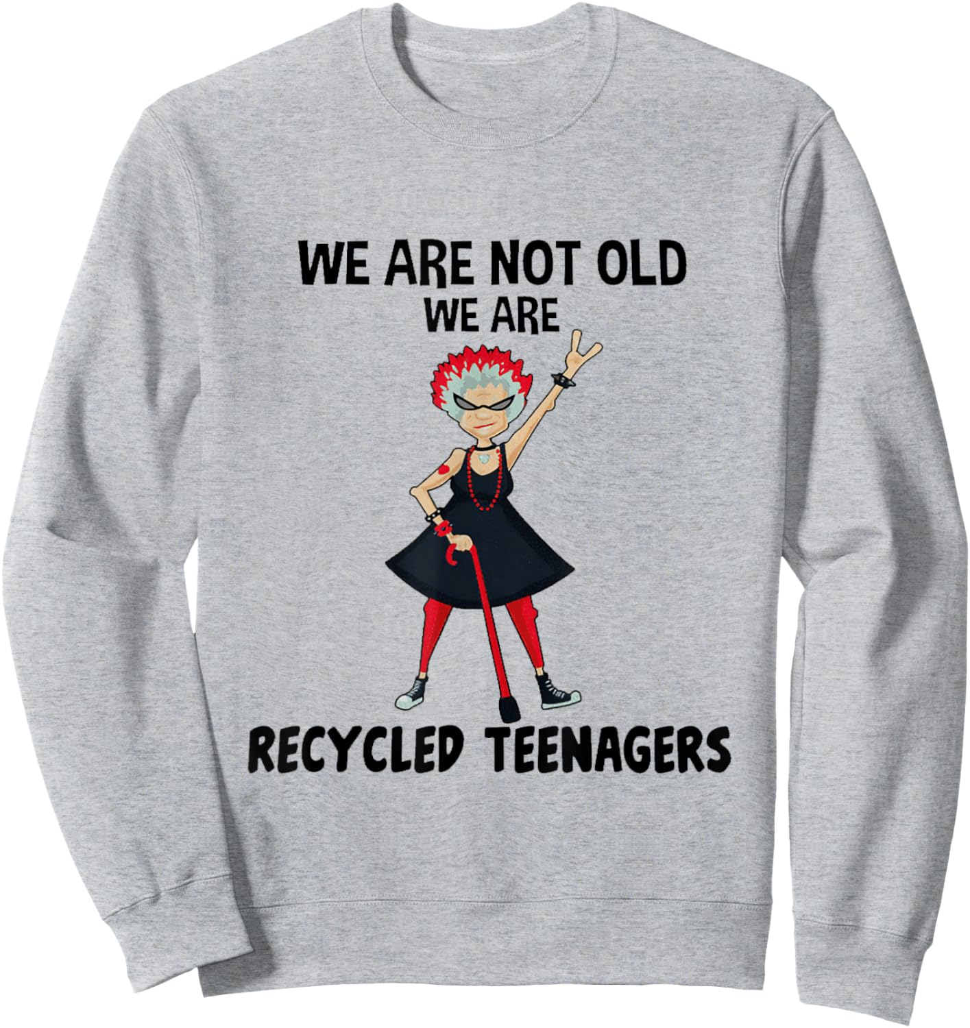 We Are Recycled Teenagers Sweatshirt - Sweatshirt | Ash