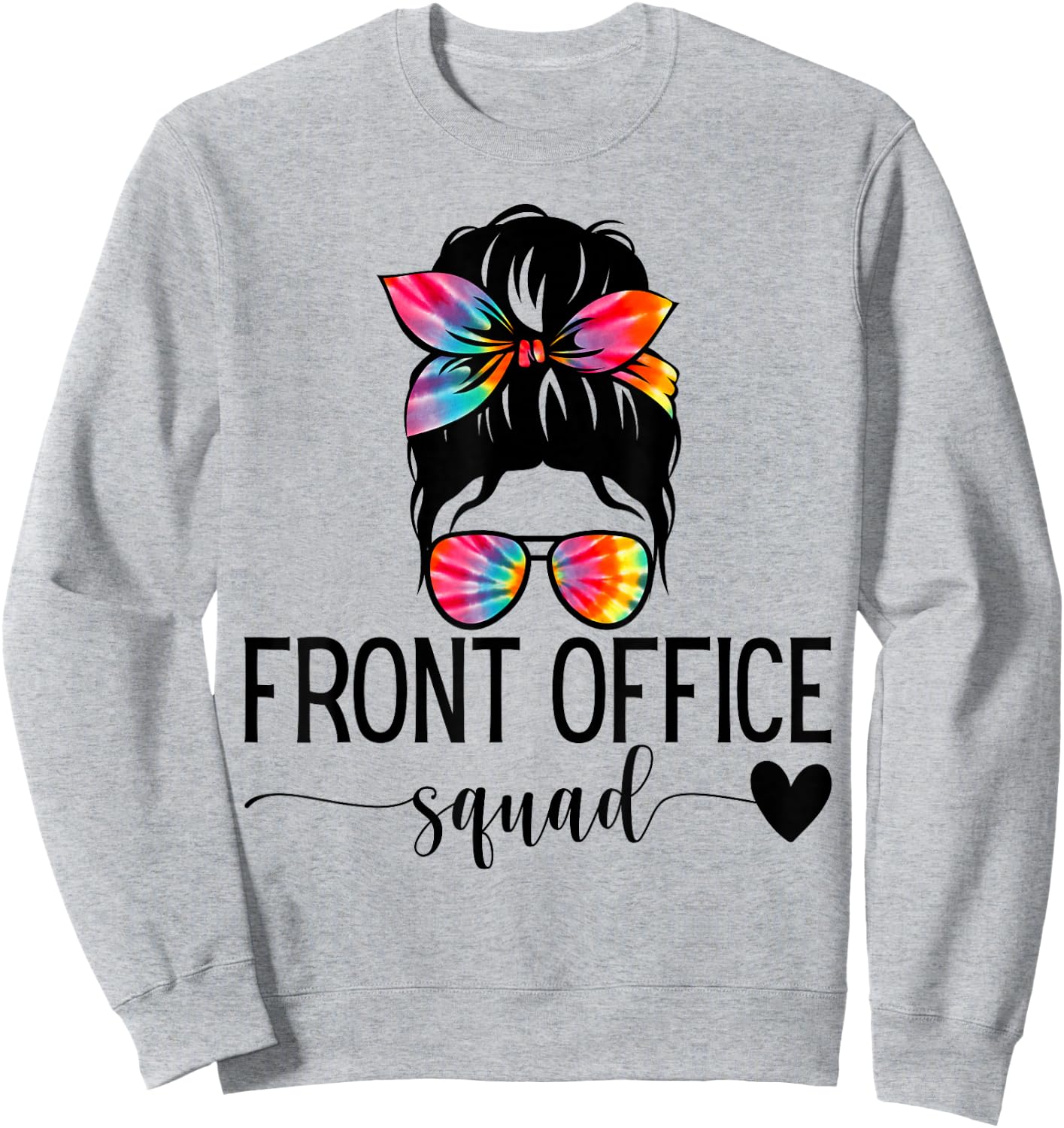 Front Office Squad Administrative Assistant School Secretary Sweatshirt - Sweatshirt | Ash