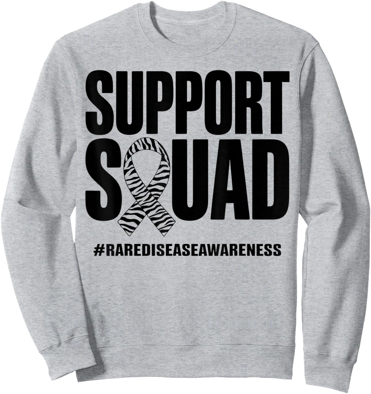 Rare Disease Day 2026 Shirt - Support Squad Rare Disease Sweatshirt - Sweatshirt | Ash