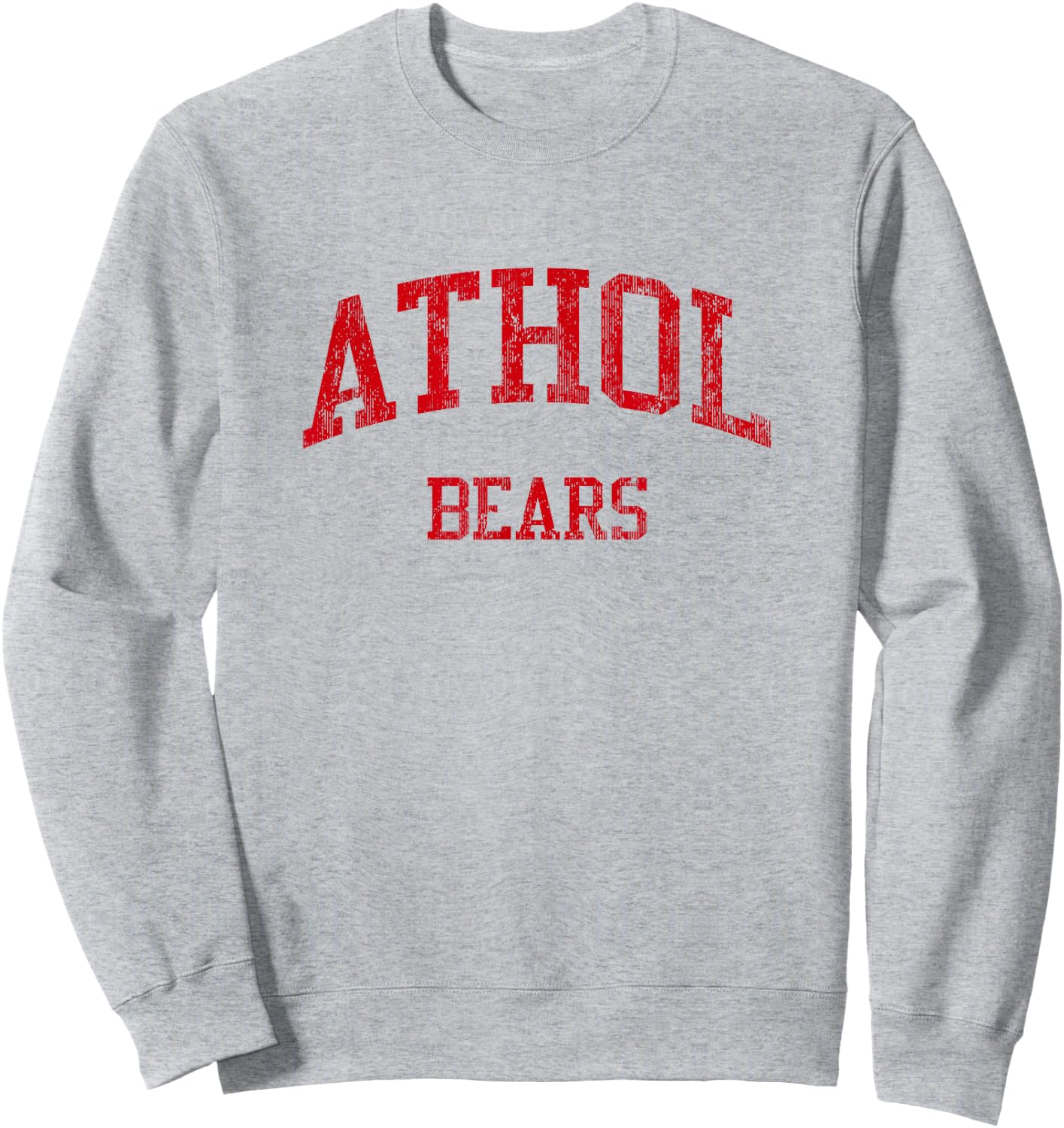 Athol High School HS Athol MA Vintage Sports Sweatshirt - Sweatshirt | Ash