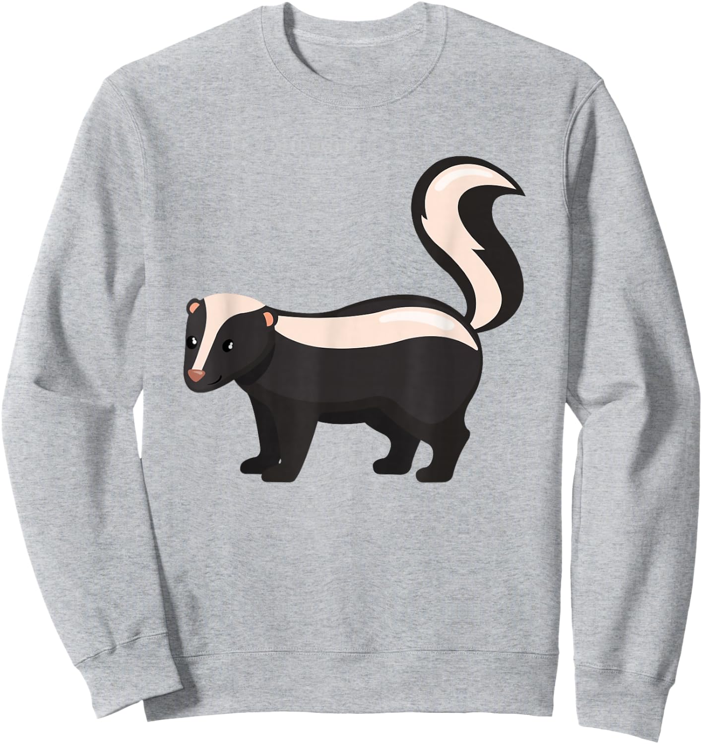 Kids Skunk Shirt For Boys Or Girls | Cute Skunk Gift Sweatshirt - Sweatshirt | Ash