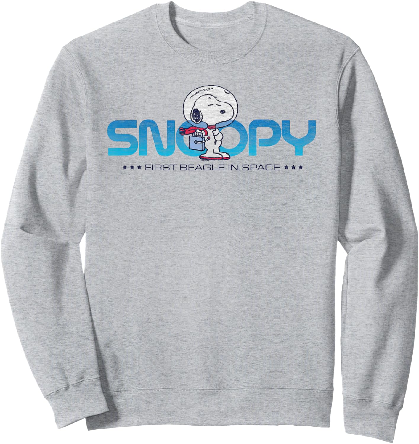 Peanuts Snoopy First Beagle in Space Sweatshirt - Sweatshirt | Ash