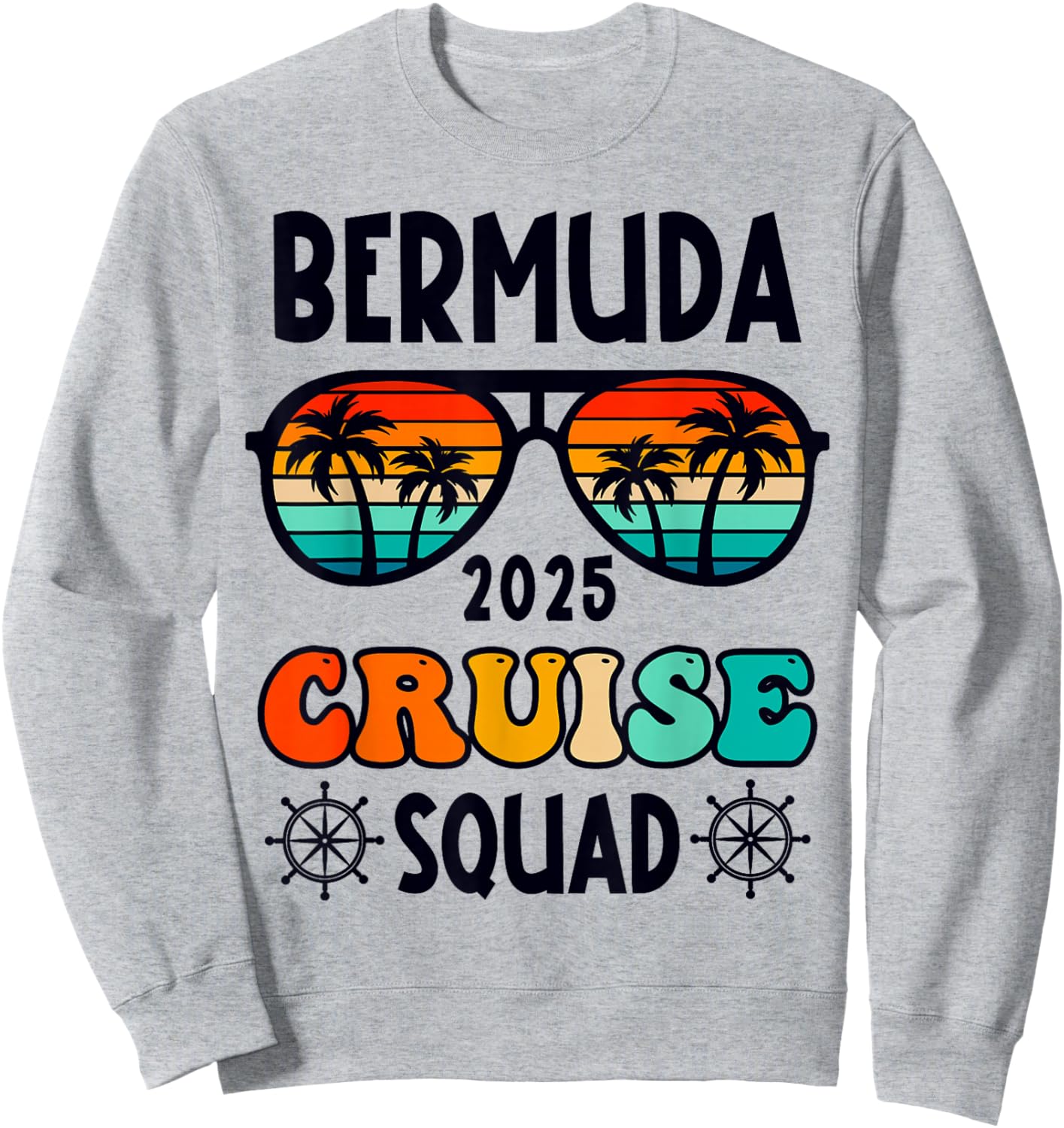Bermuda Cruise 2025 Vacation Trip Matching Family Group Sweatshirt - Sweatshirt | Ash