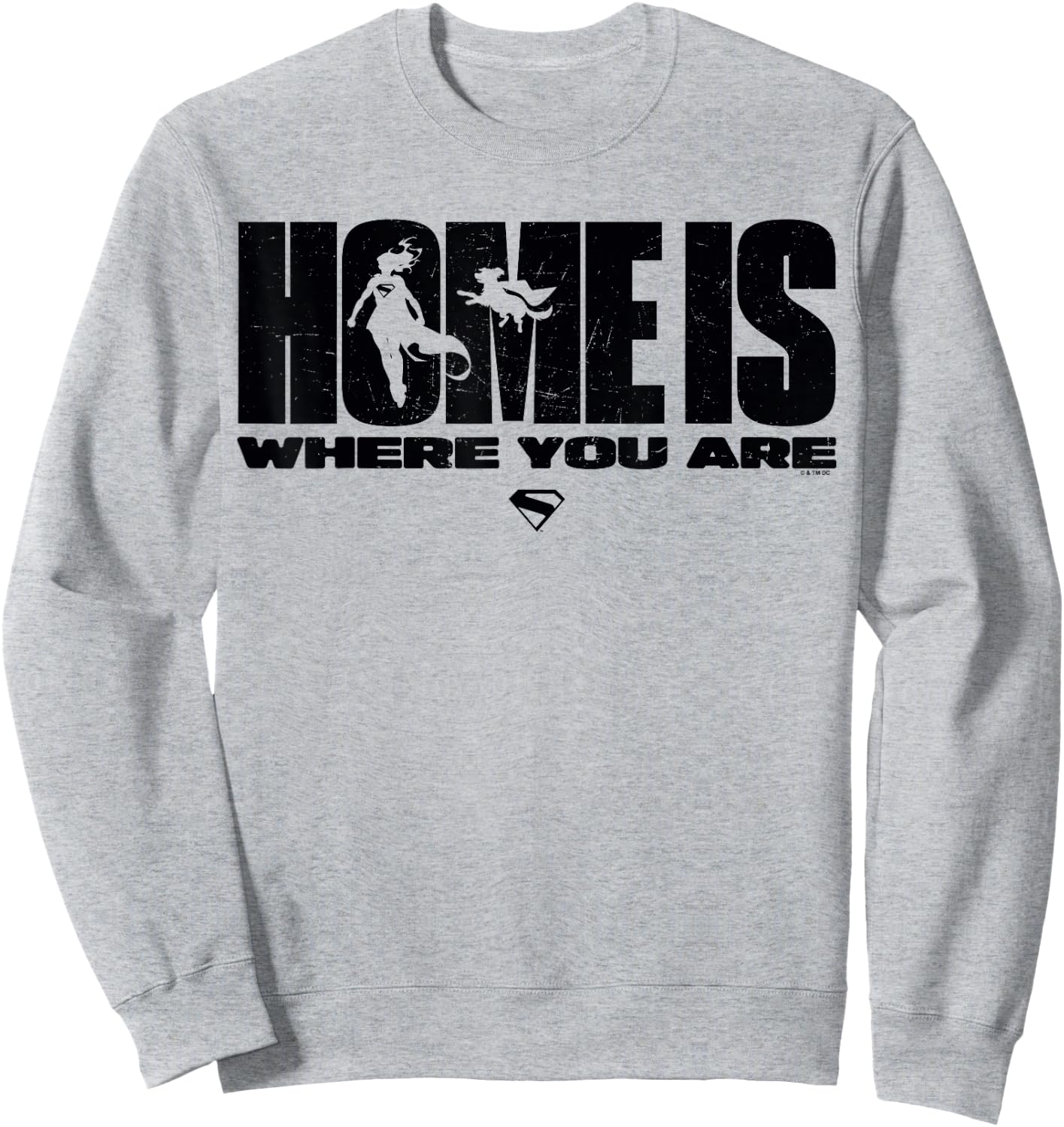 Supergirl (2026) Home is Where You are Kara & Krypto Sweatshirt - Sweatshirt | Ash