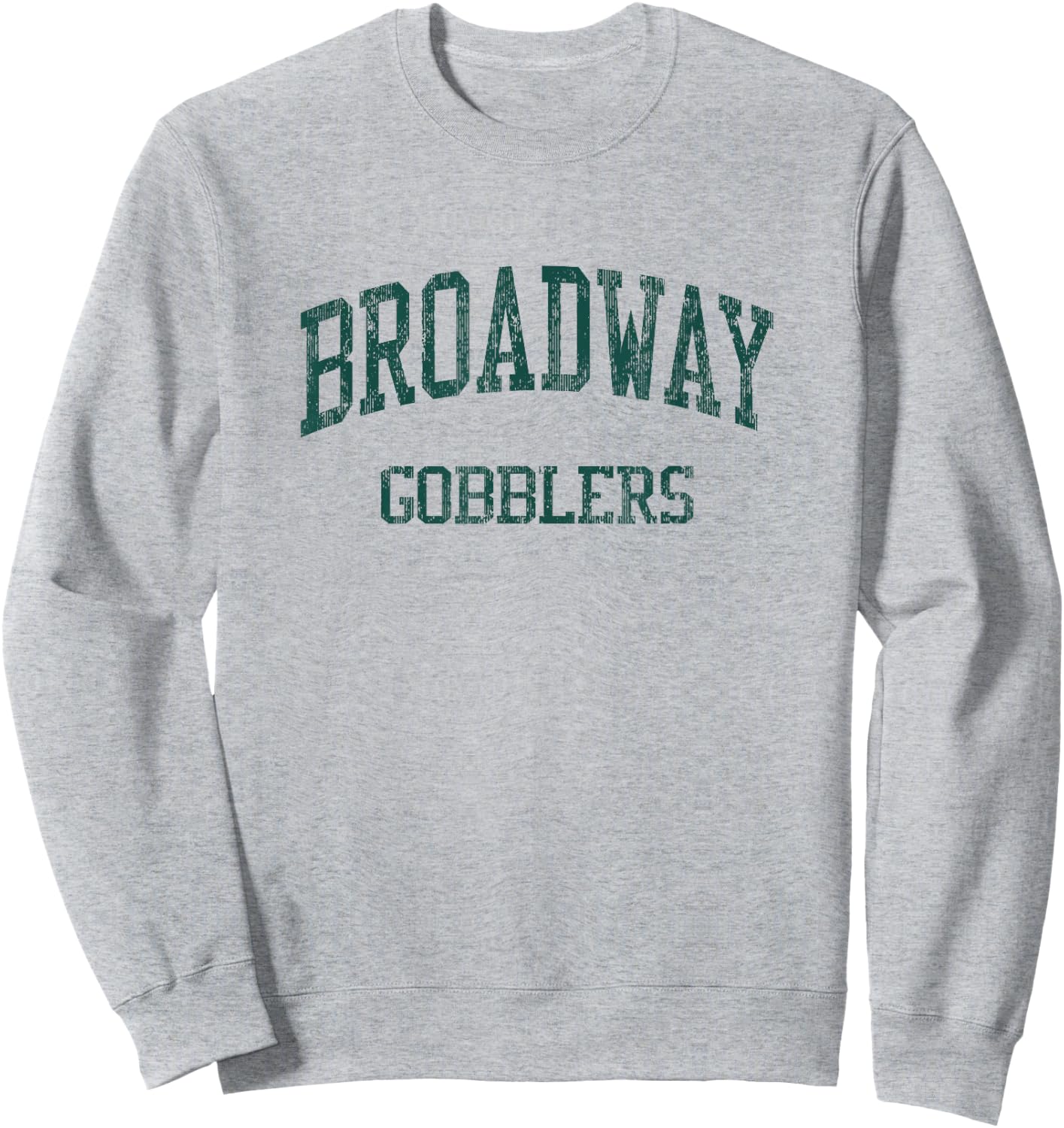 Broadway High School HS Broadway VA Vintage Sports Sweatshirt - Sweatshirt | Ash
