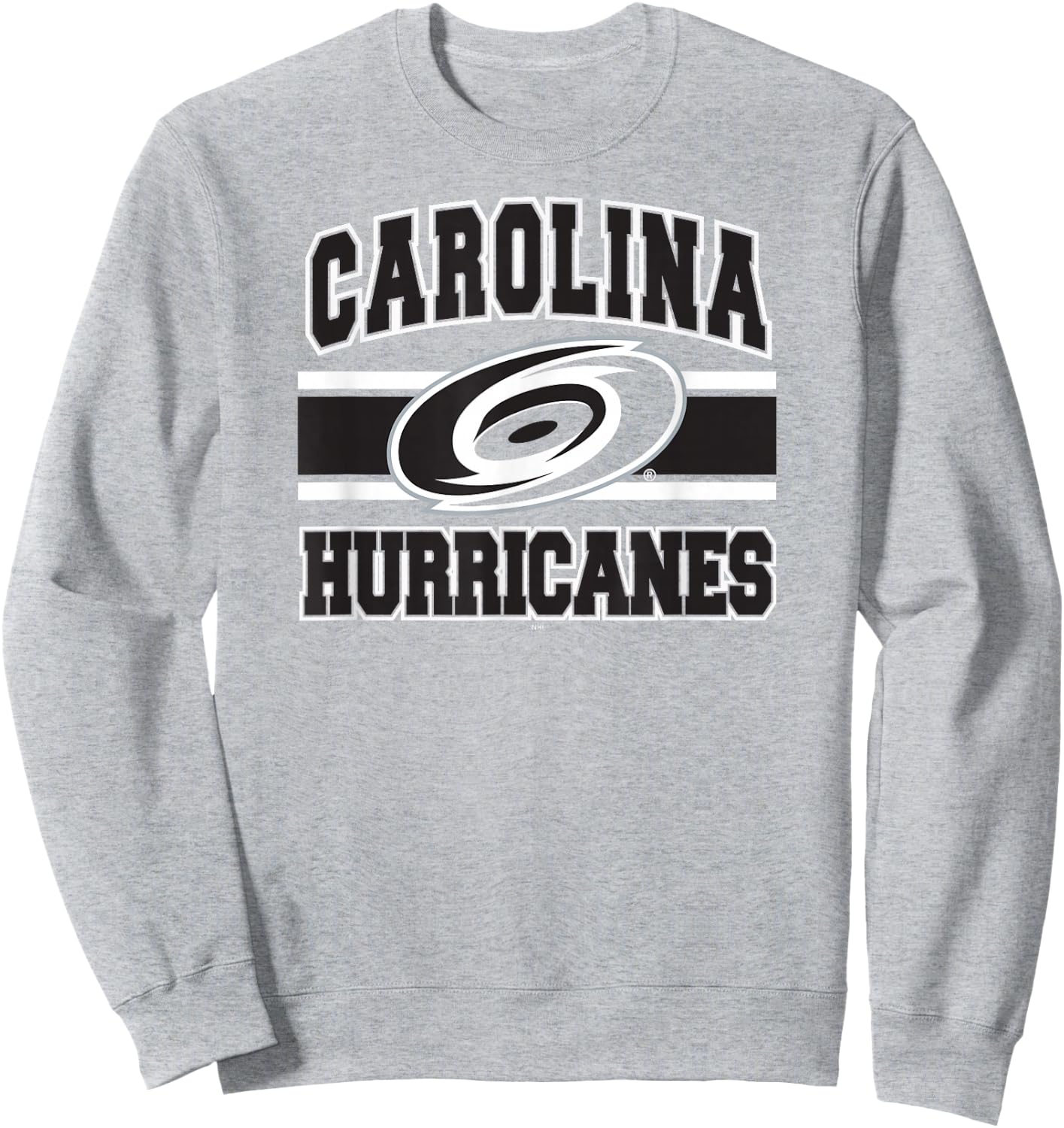 Carolina Hurricanes Stripe Red Officially Licensed Sweatshirt - Sweatshirt | Ash