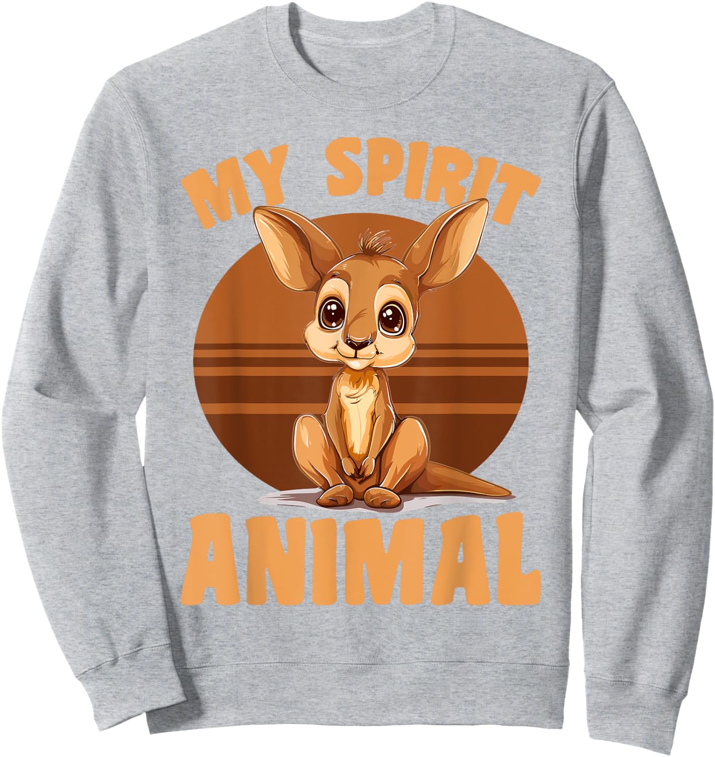 Funny Kangaroo Australia Animal my spirit animal Sweatshirt - Sweatshirt | Ash