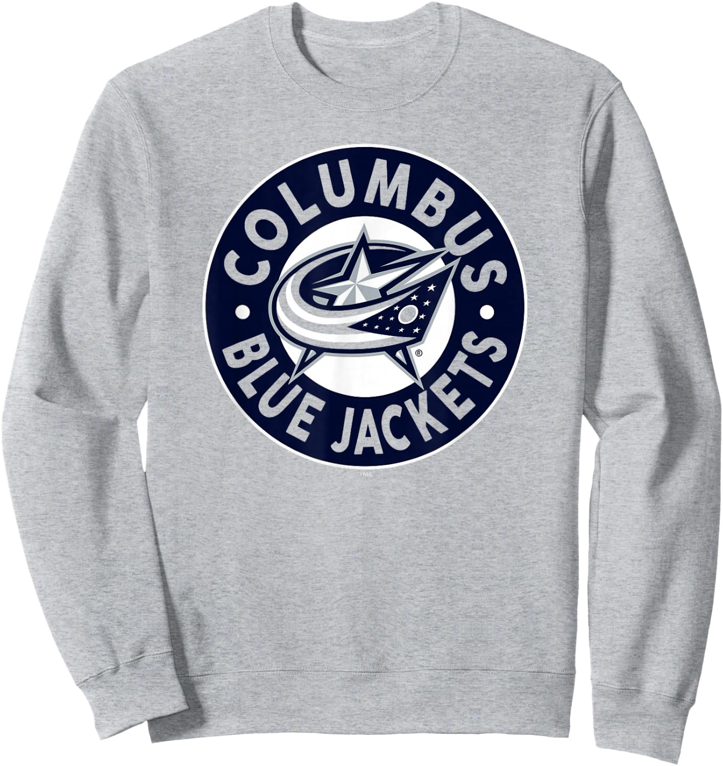 Columbus Blue Jackets Symbol Red Officially Licensed Sweatshirt - Sweatshirt | Ash