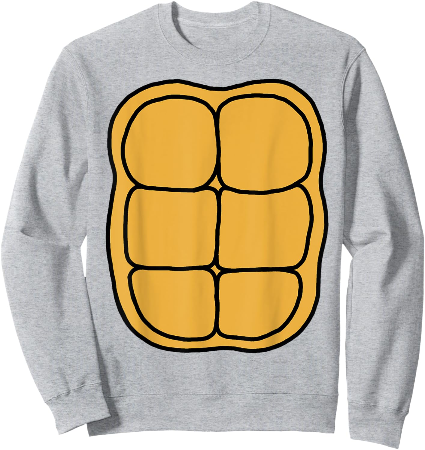 Turtle Shell Shirt Kids DIY Halloween Costume Front + Back Sweatshirt - Sweatshirt | Ash