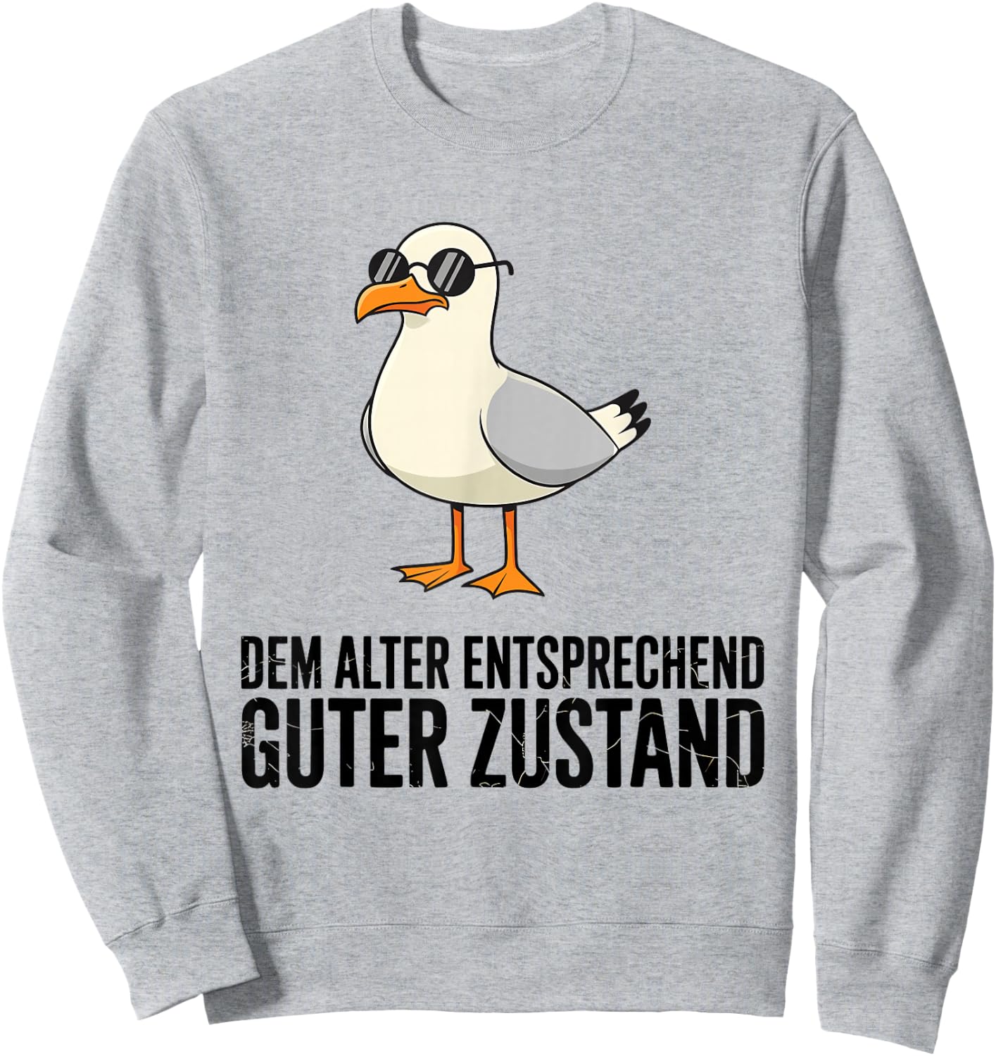 Dem Alter Entsprechend Guter Zustand Möwe Sweatshirt - Sweatshirt | Ash