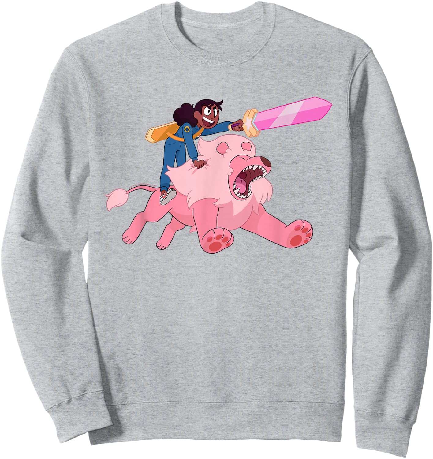 Steven Universe Connie and the Pink Lion Sweatshirt - Sweatshirt | Ash