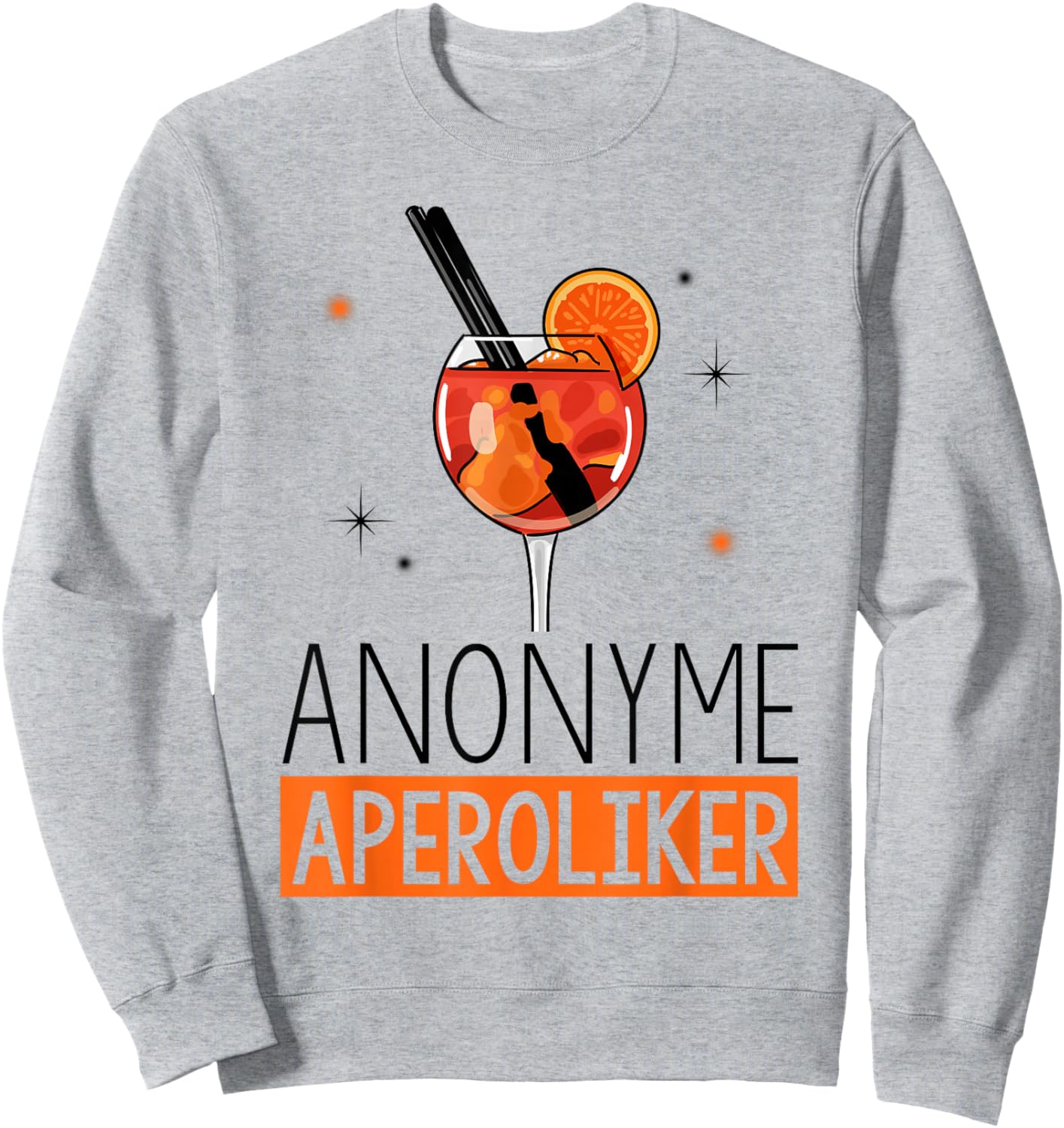 Aperolic Spray Anonymous Aperolics , White Sweatshirt - Sweatshirt | Ash