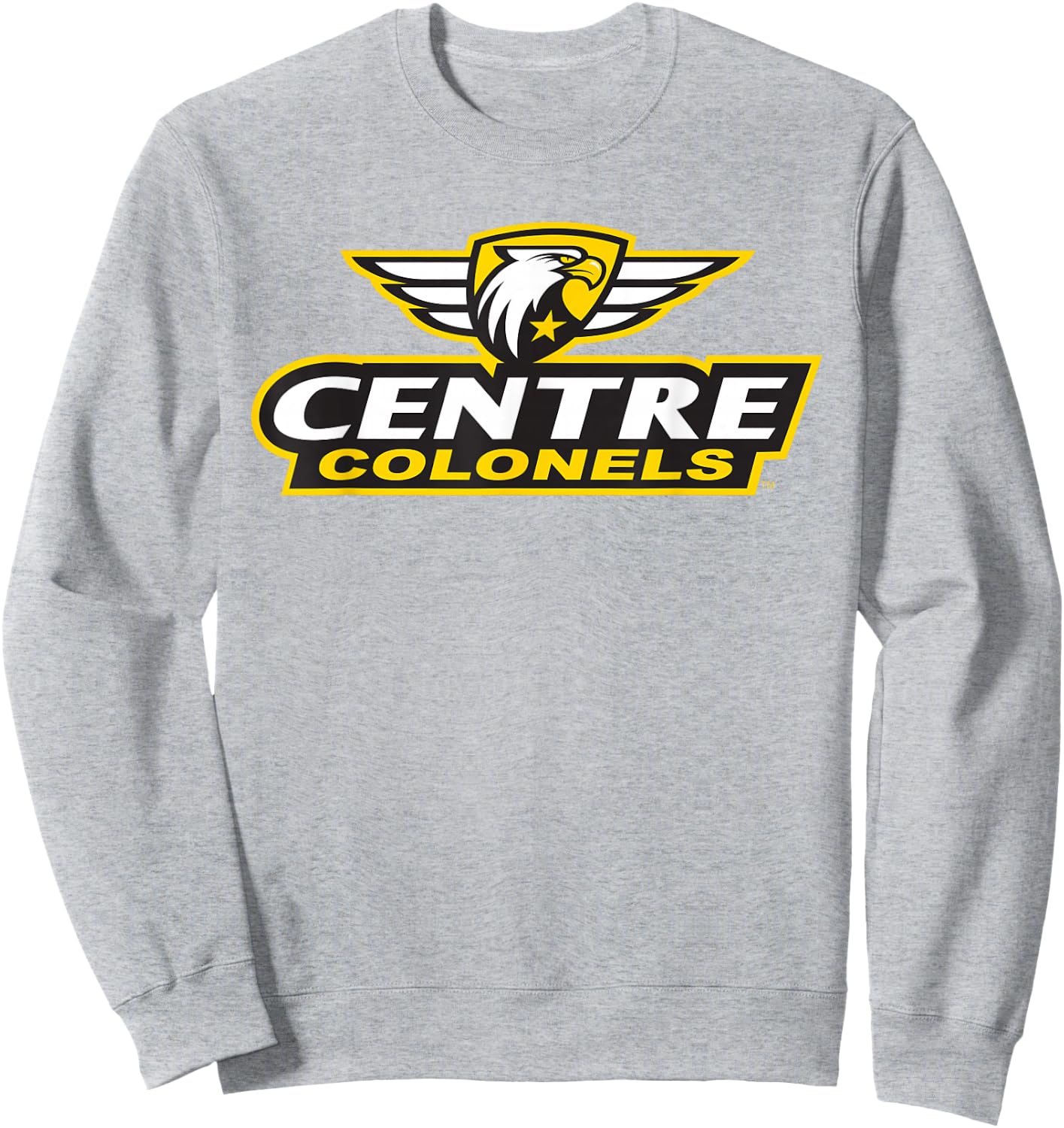 Centre College Colonels Insignia Stacked Logo Sweatshirt - Sweatshirt | Ash