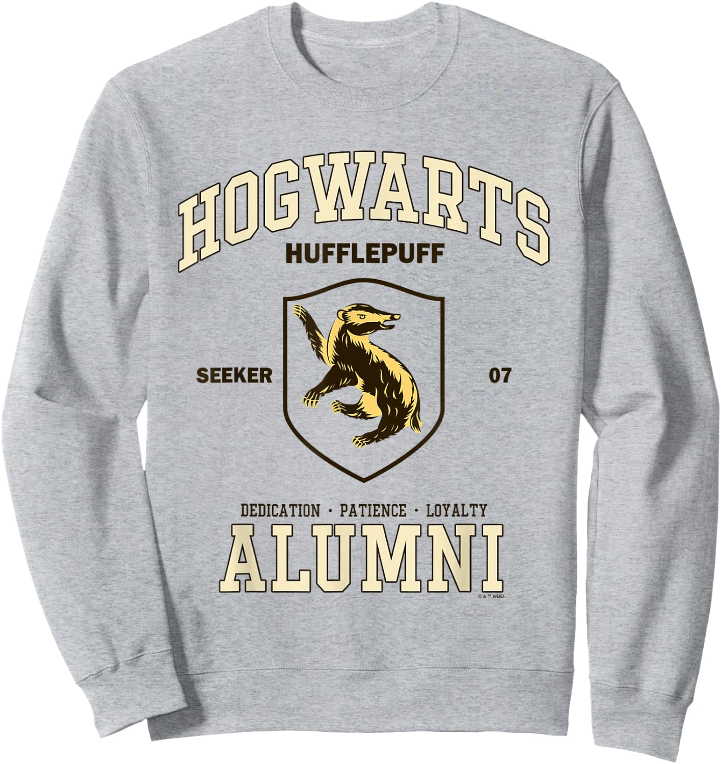 Harry Potter Hogwarts Hufflepuff Alumni Sweatshirt - Sweatshirt | Ash