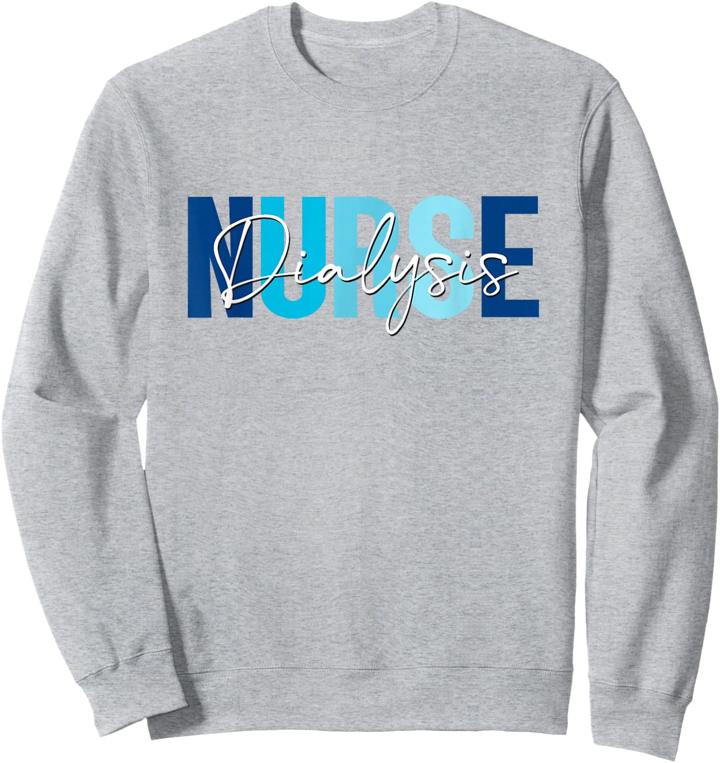 Vintage Dialysis Nurse Nephrology Nursing Day And Nurse Week Sweatshirt - Sweatshirt | Ash