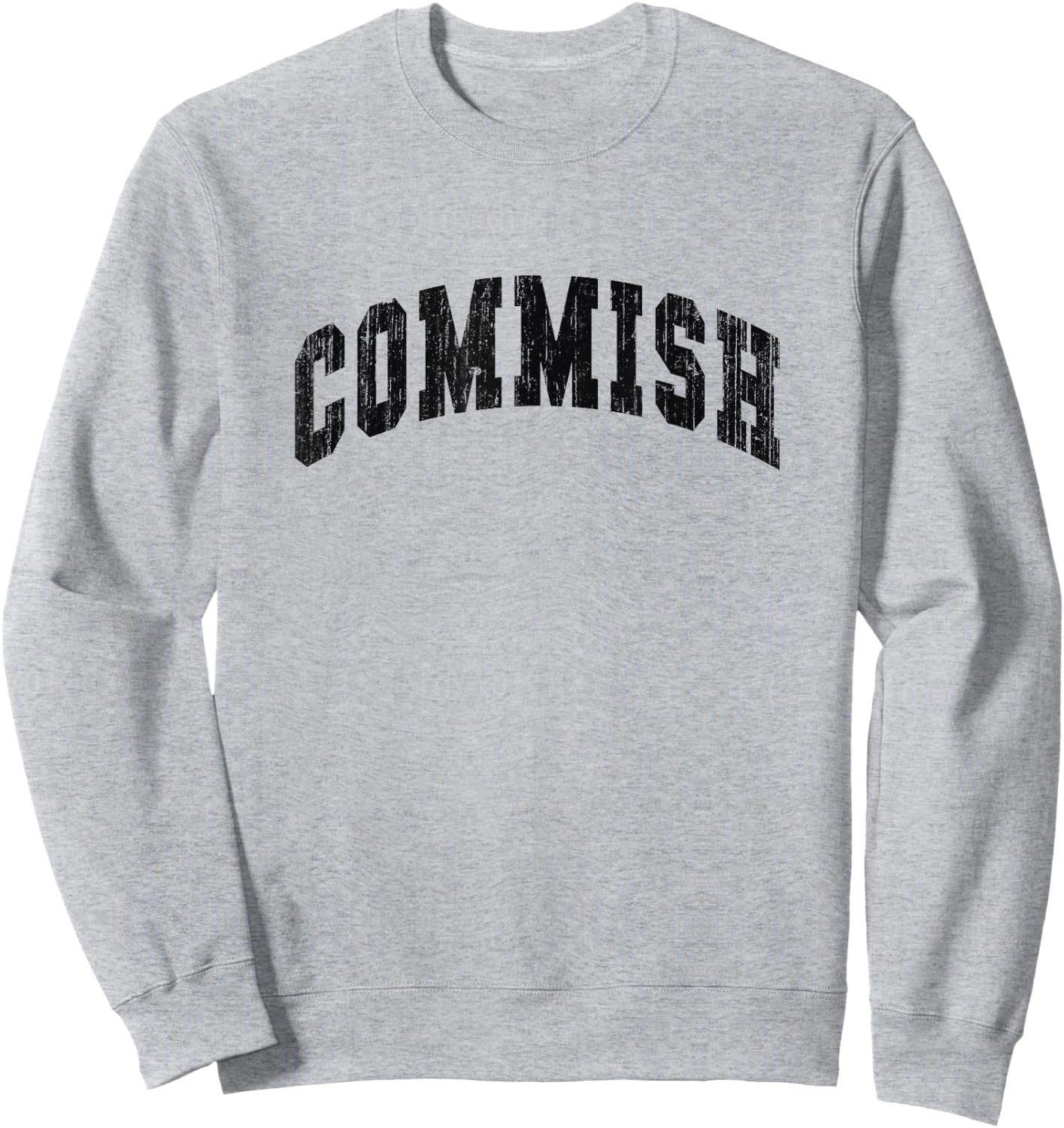 Draft Night COMMISH College Fantasy Football Commissioner Sweatshirt - Sweatshirt | Ash
