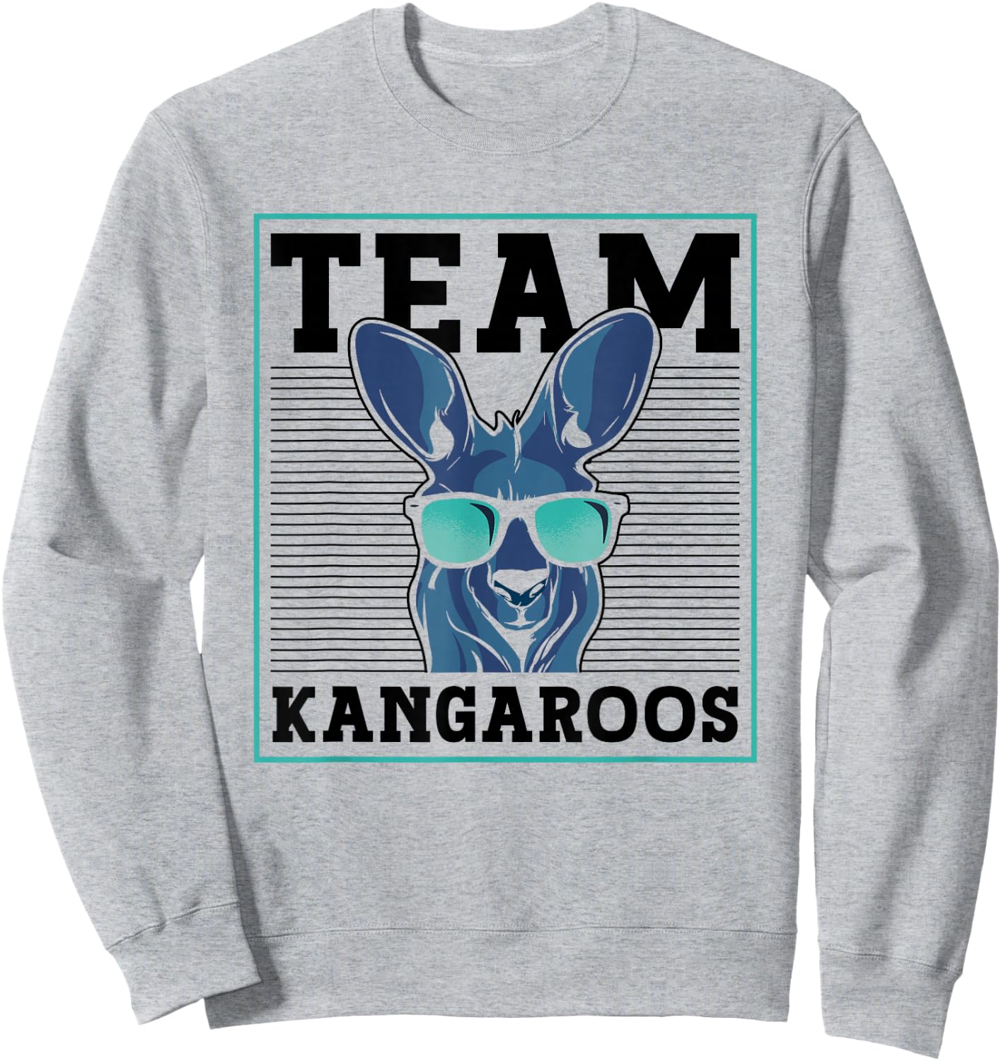 Team Kangaroos Animal Lover Australia Kangaroo Sweatshirt - Sweatshirt | Ash