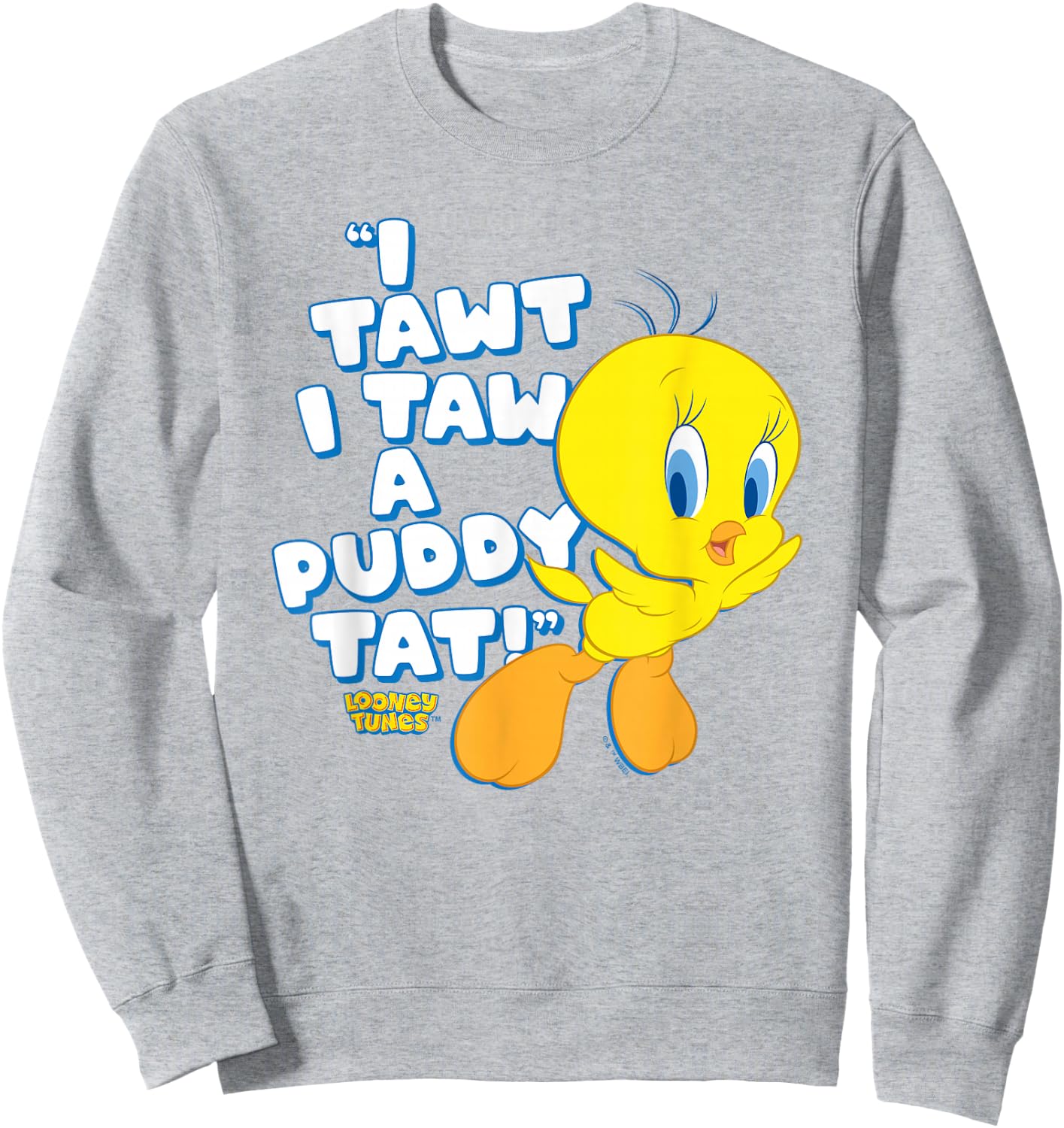 Looney Tunes Tweety Puddy Tat Sweatshirt - Sweatshirt | Ash