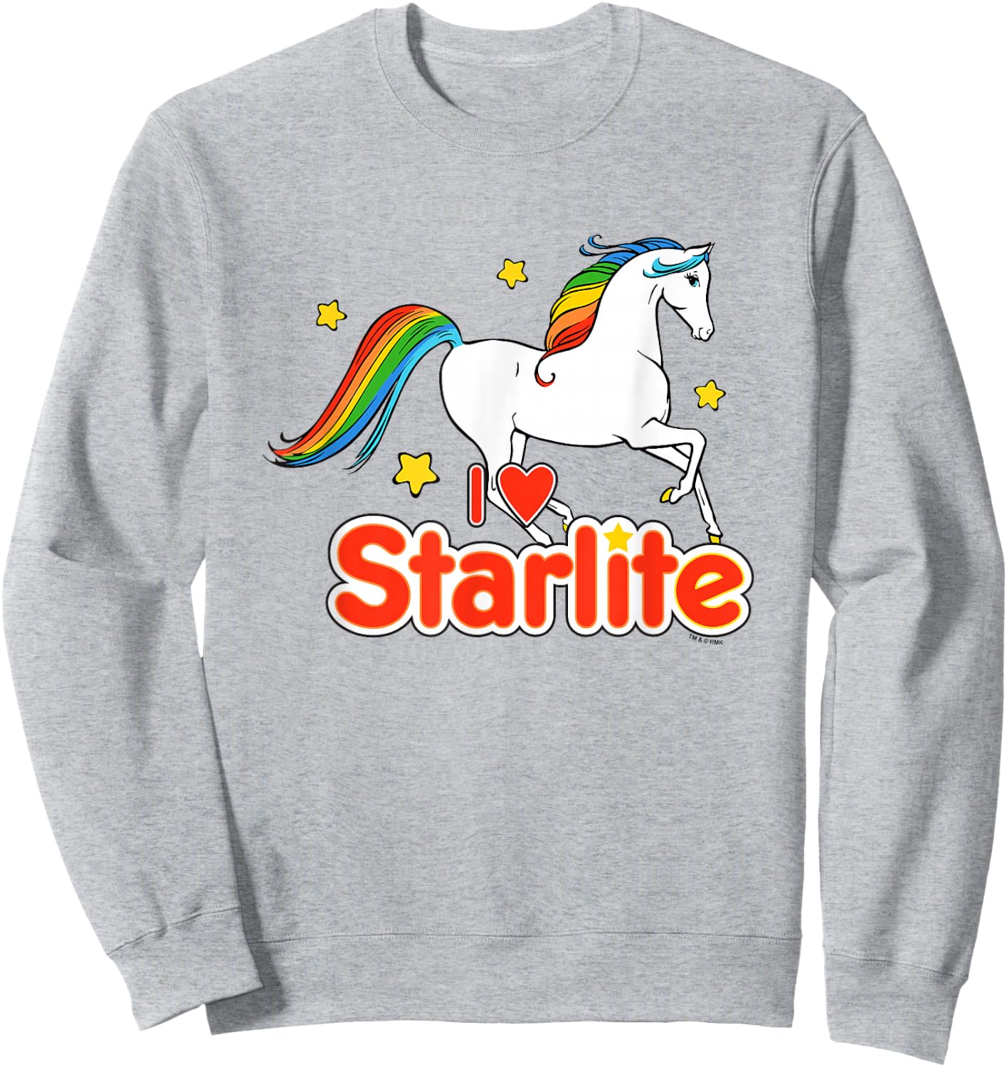 Rainbow Brite I Love Starlite Sweatshirt - Sweatshirt | Ash