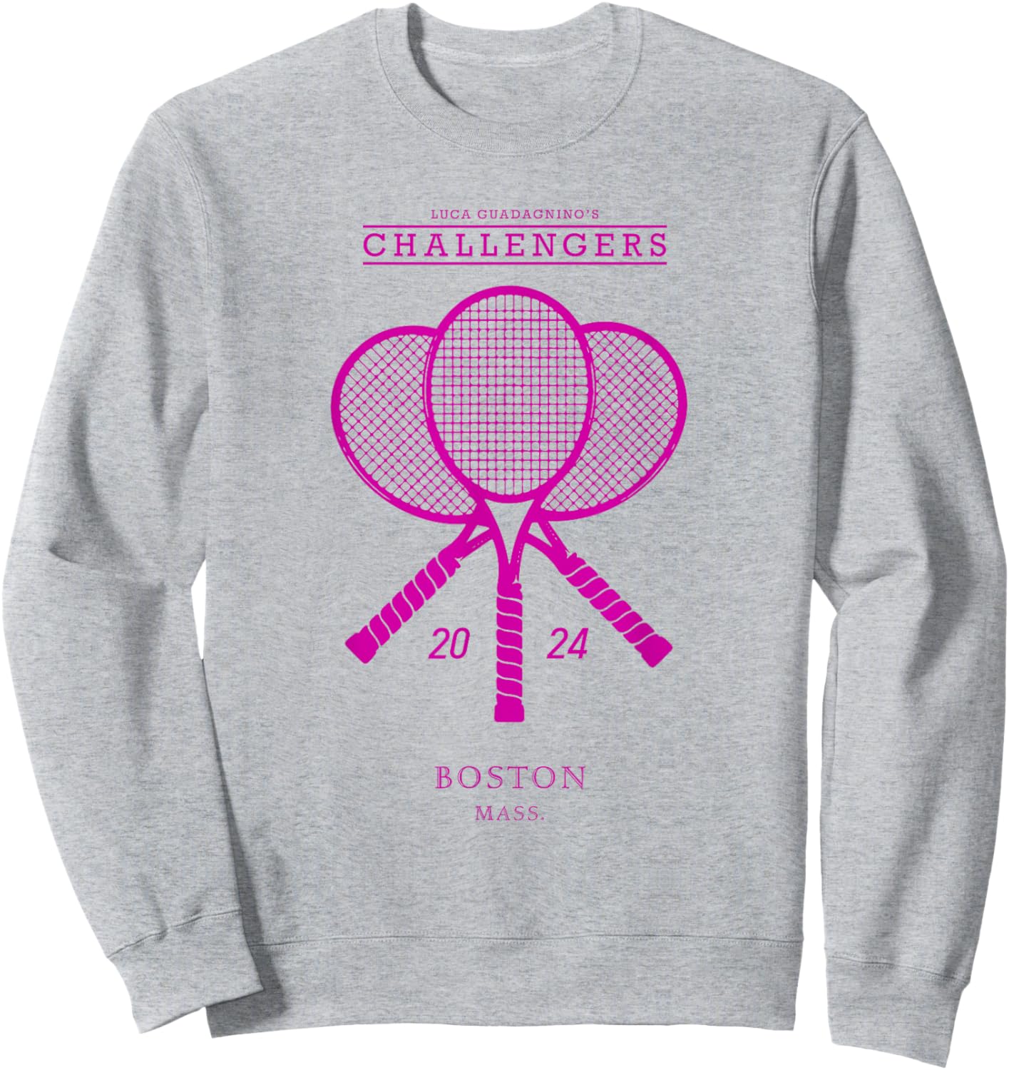 Pink Tennis Rackets - Challengers Movie Sweatshirt - Sweatshirt | Ash