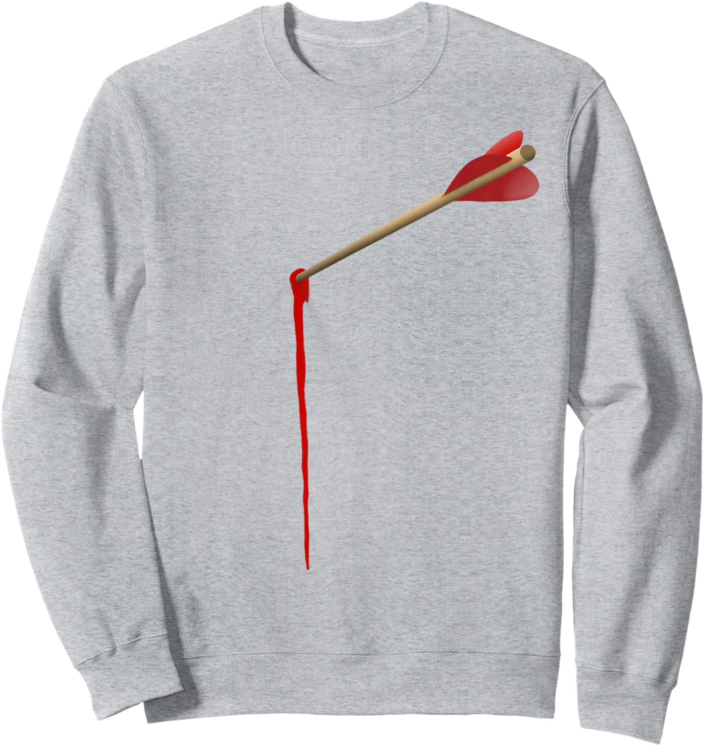 I Got Shot by an Arrow Shirt Sweatshirt - Sweatshirt | Ash