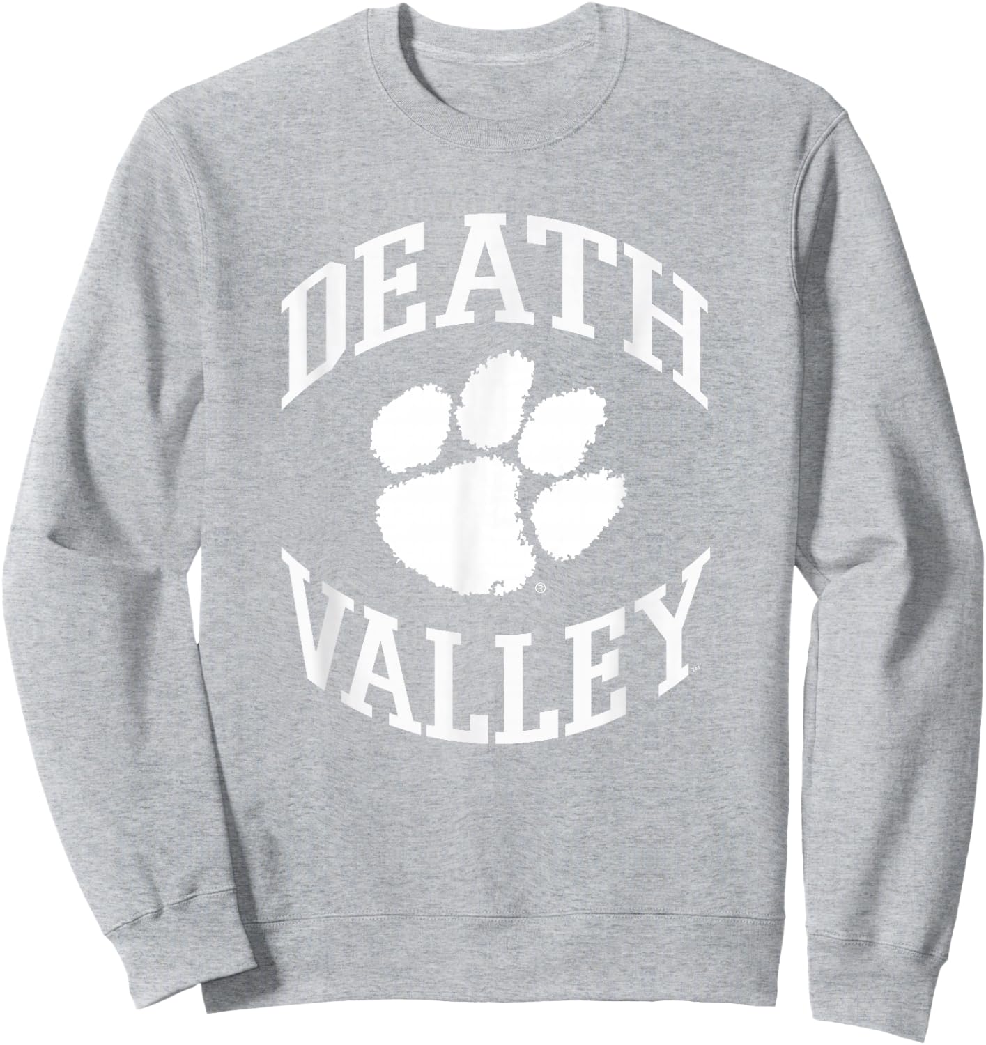 Clemson Tigers Death Valley Orange Officially Licensed Sweatshirt - Sweatshirt | Ash