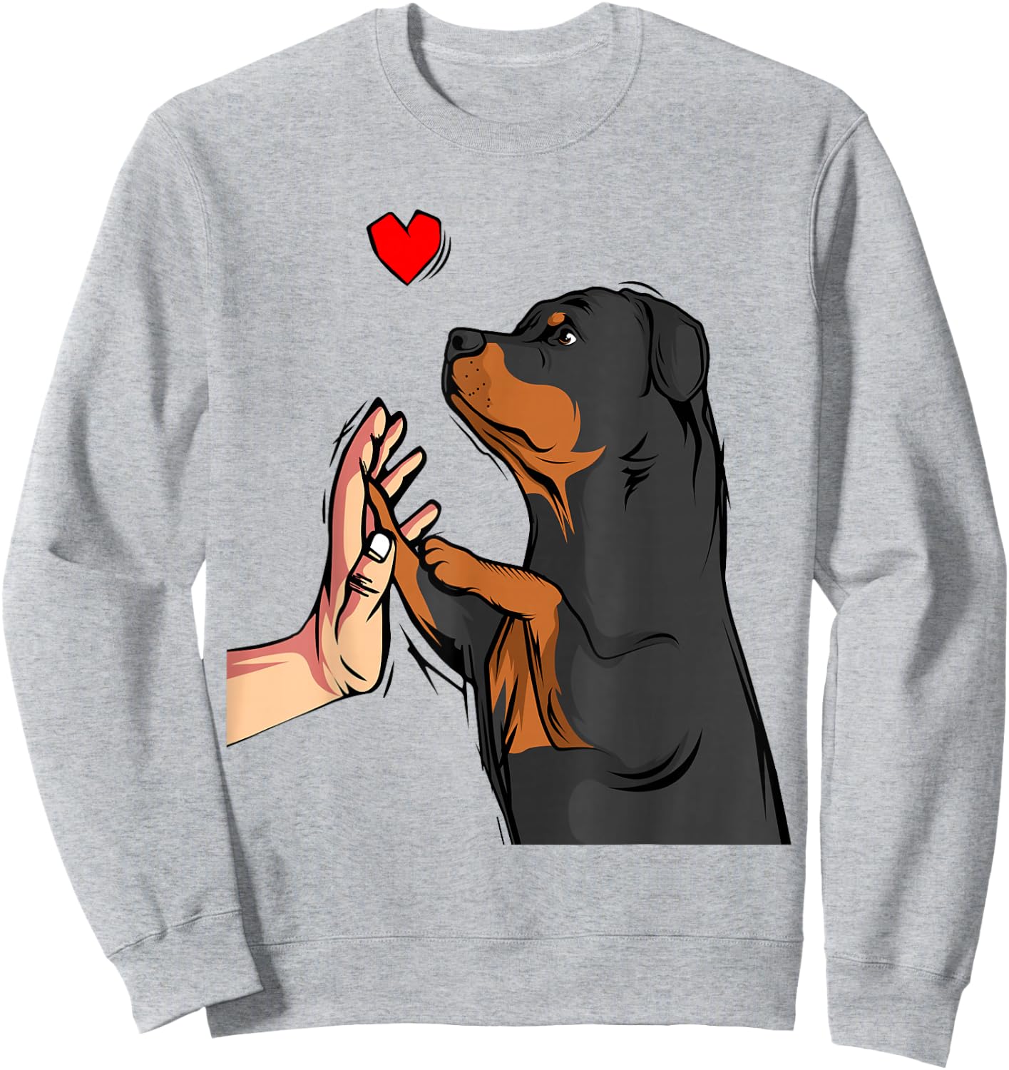Rottweiler Love Dogs, Ladies, Women Sweatshirt - Sweatshirt | Ash