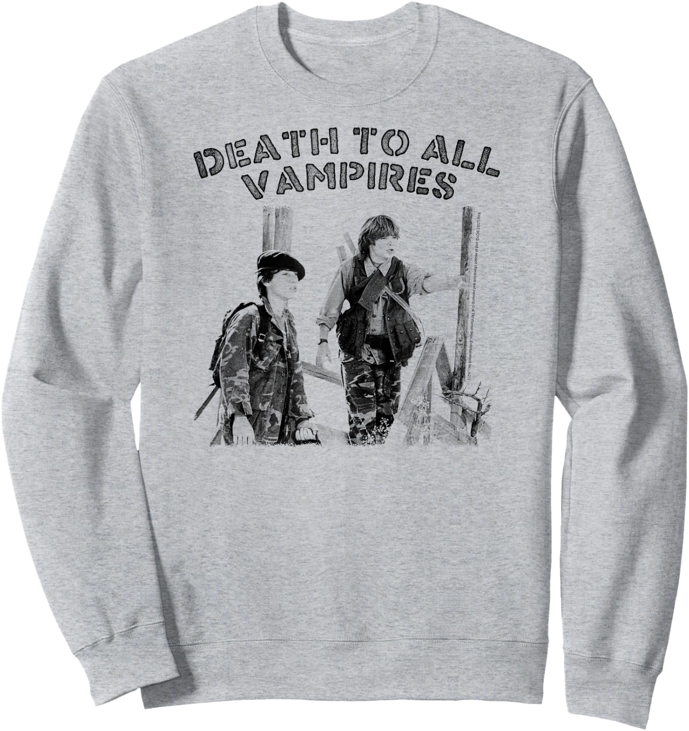 The Lost Boys Death To All Vampires Sweatshirt - Sweatshirt | Ash
