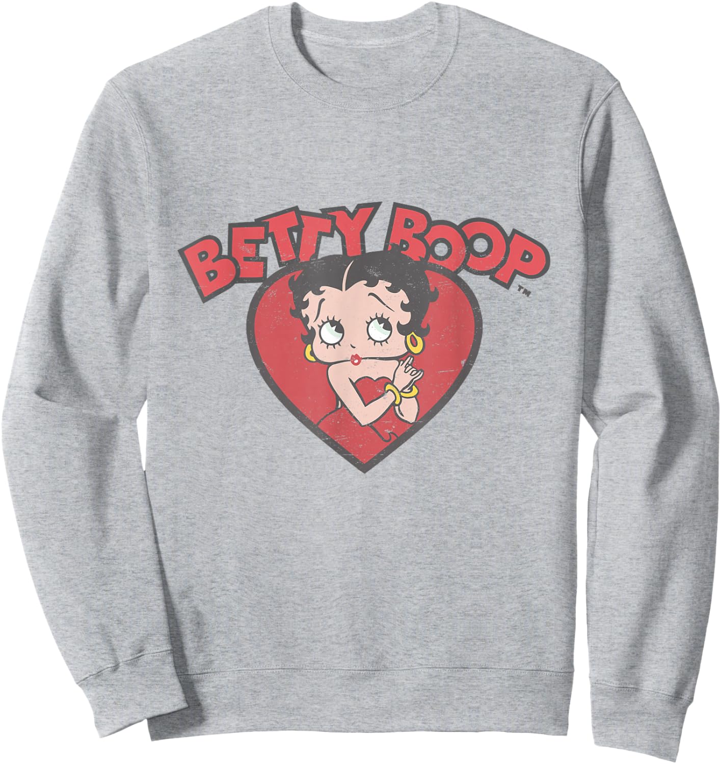 Betty Boop Love rotes Kleid Sweatshirt - Sweatshirt | Ash