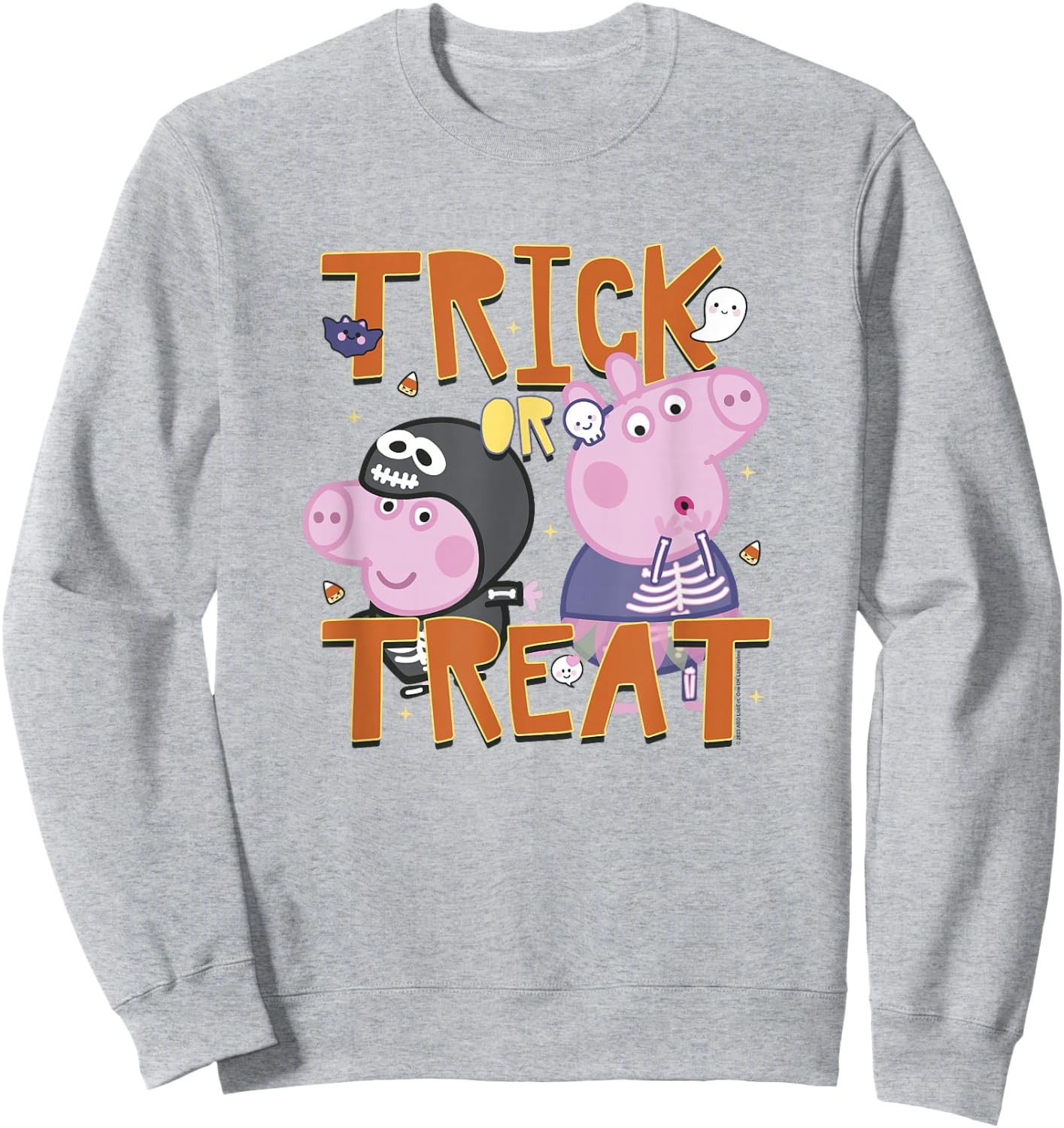 Peppa Pig Halloween Trick-or-Treat Spooky Costume Siblings Sweatshirt - Sweatshirt | Ash