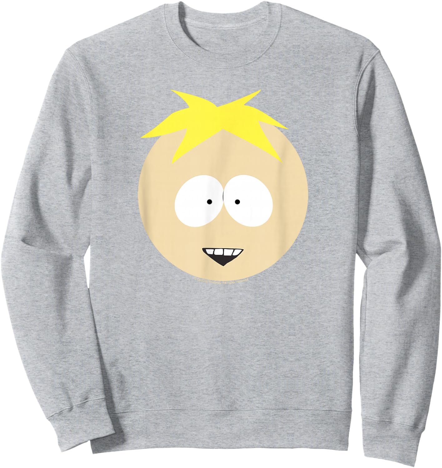 South Park Butters Smile Face Halloween Sweatshirt - Sweatshirt | Ash
