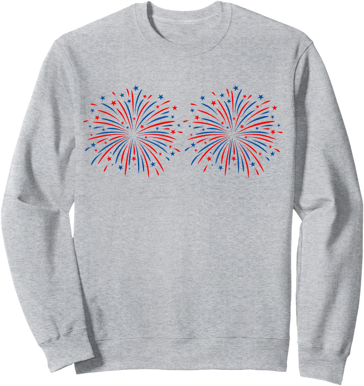 Funny Im Just Here for The Fireworks 4th of July Couple Sweatshirt - Sweatshirt | Ash