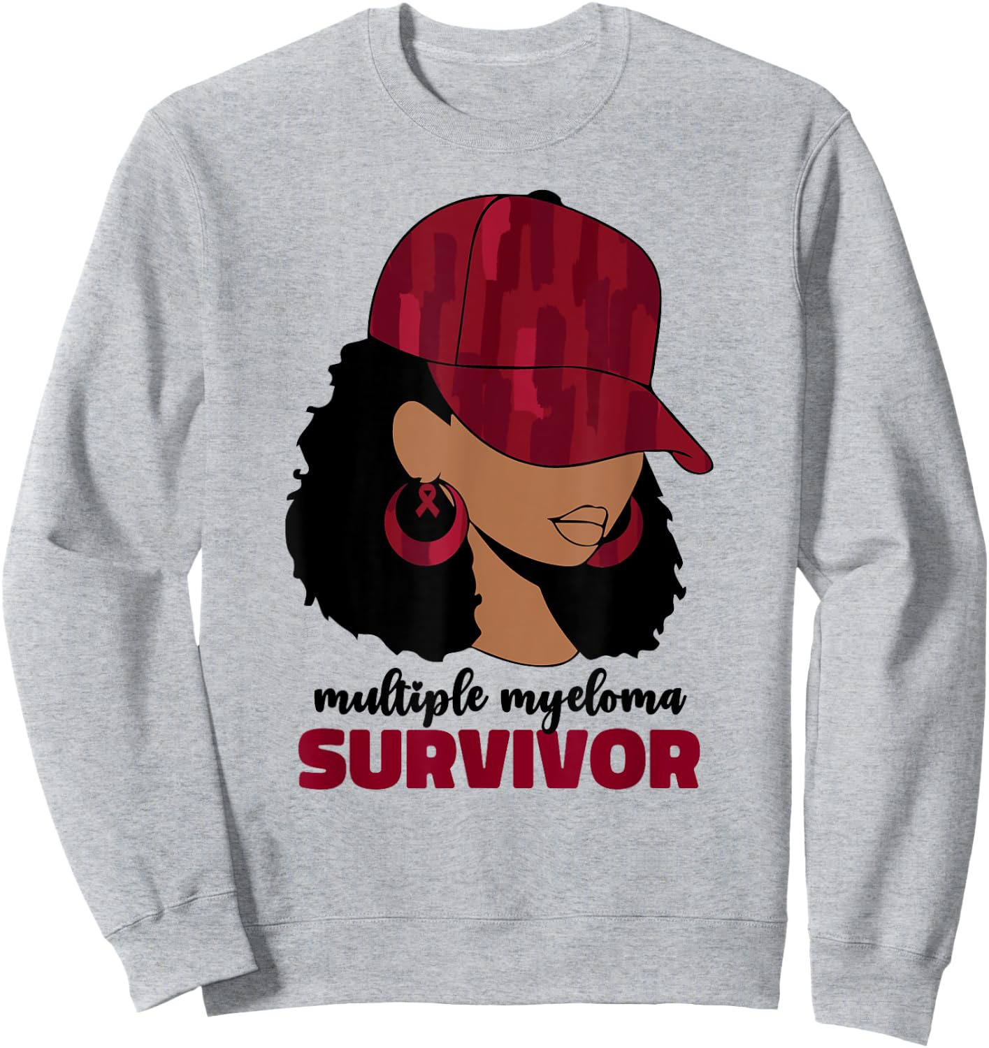 Multiple Myeloma Survivor Multiple Myeloma Cancer Sweatshirt - Sweatshirt | Ash
