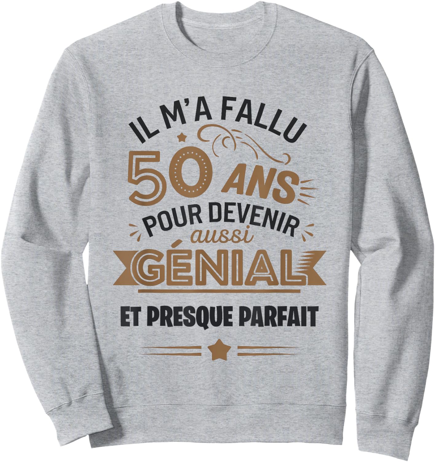 50 years birthday 50 years gift 50 years funny , white, S Sweatshirt - Sweatshirt | Ash