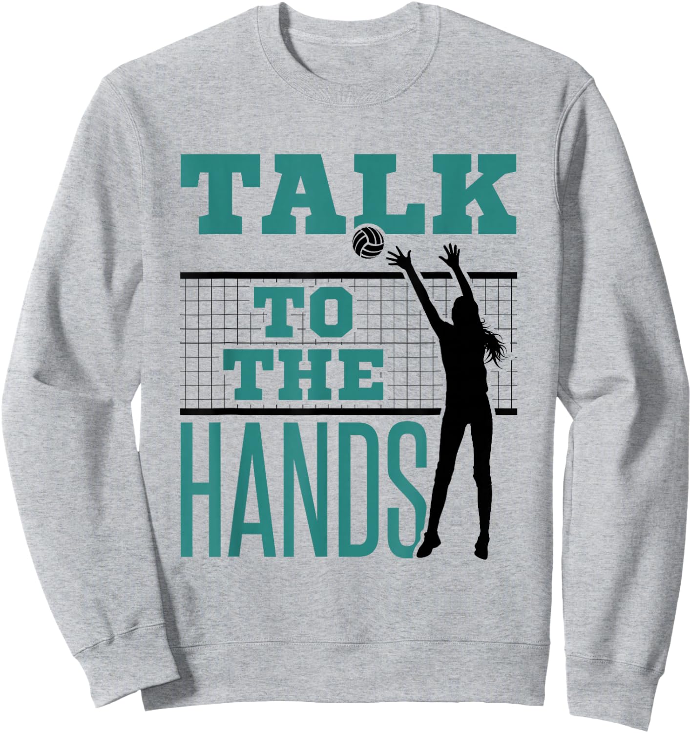 Funny Volleyball Middle Blocker Sweatshirt - Sweatshirt | Ash