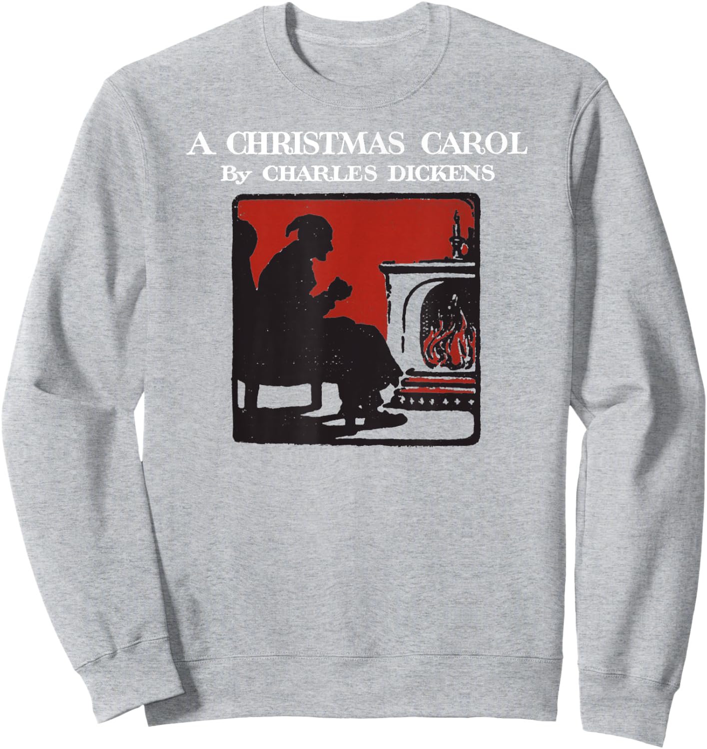 A Christmas Carol Vintage Scrooge -Bah Humbug Shirt Sweatshirt - Sweatshirt | Ash