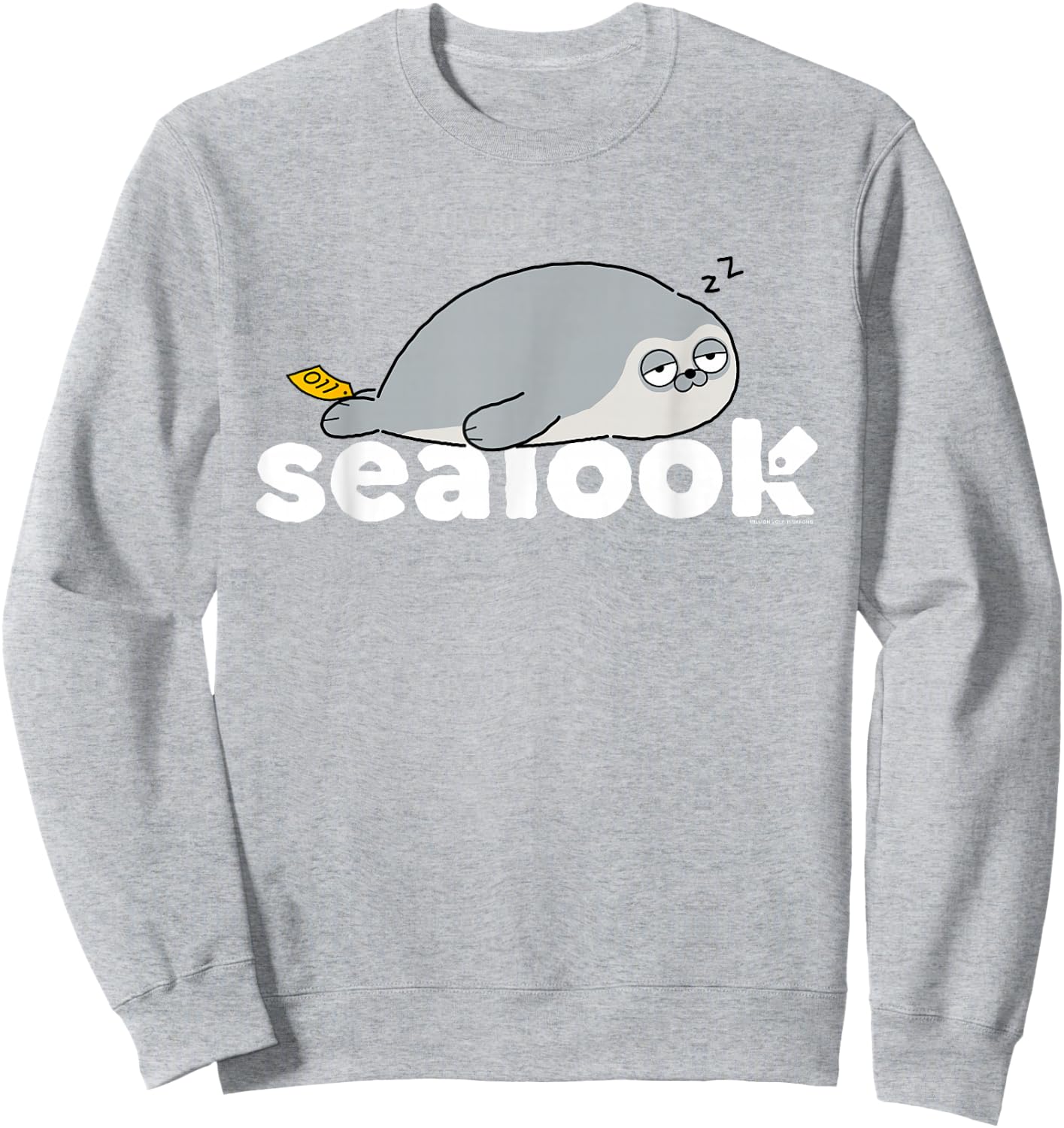 Sealook Sleepy Seal Sweatshirt - Sweatshirt | Ash