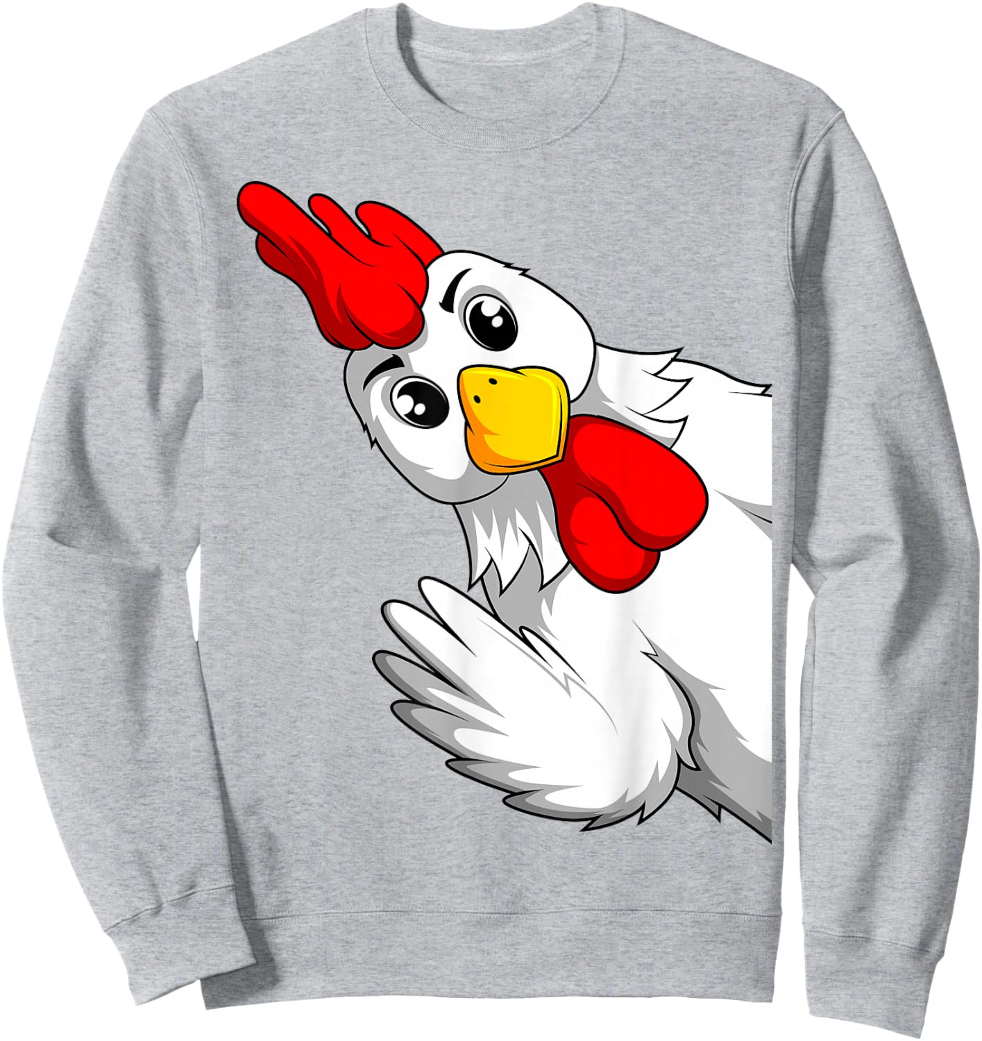 Chicken Farmer, Chicken Children's Boys Girls , White Sweatshirt - Sweatshirt | Ash