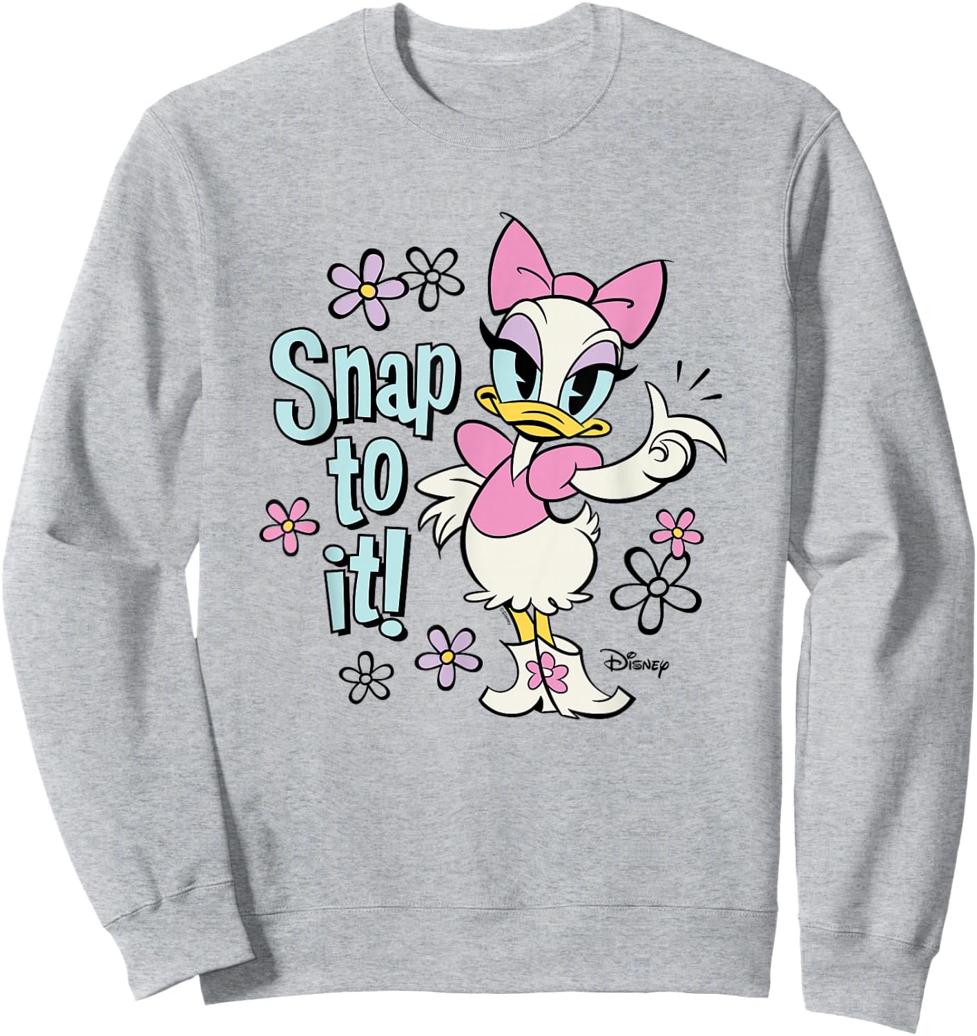Daisy Duck - Snap to It Sweatshirt - Sweatshirt | Ash